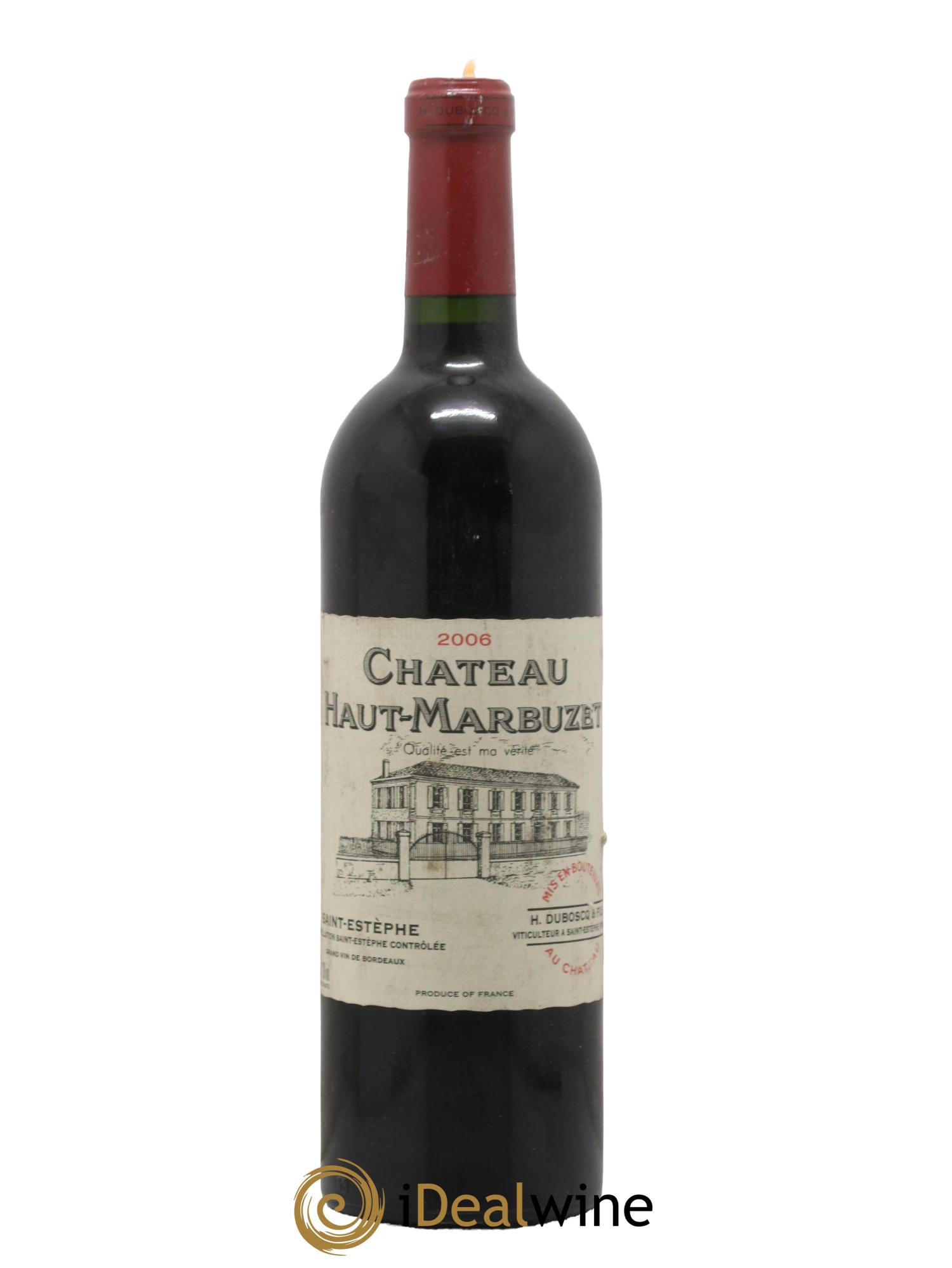 Château Haut Marbuzet 2006 - Lot de 1 bouteille - 0