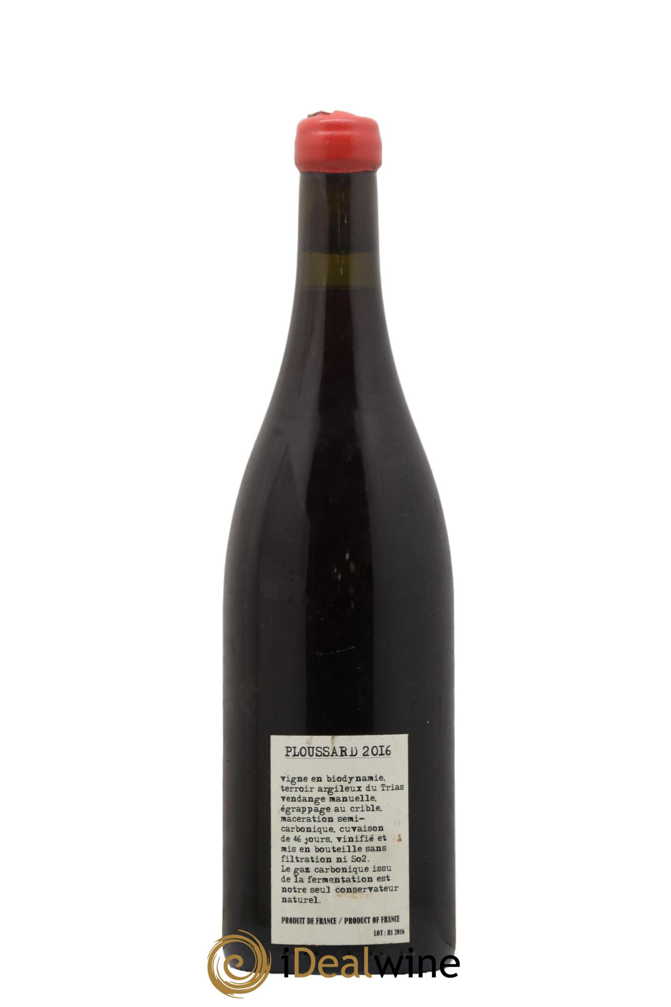 Arbois-Pupillin Ploussard Adeline Houillon & Renaud Bruyère 2016 - Lot de 1 bouteille - 1