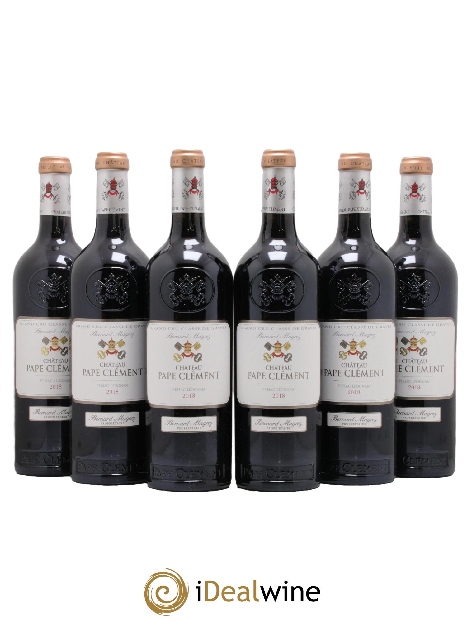 Château Pape Clément Cru Classé de Graves  2018 - Lot of 6 bottles - 0