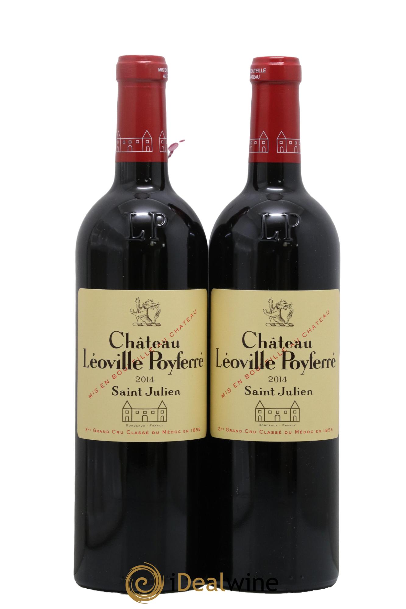 Château Léoville Poyferré 2ème Grand Cru Classé 2014 - Lot of 2 bottles - 0