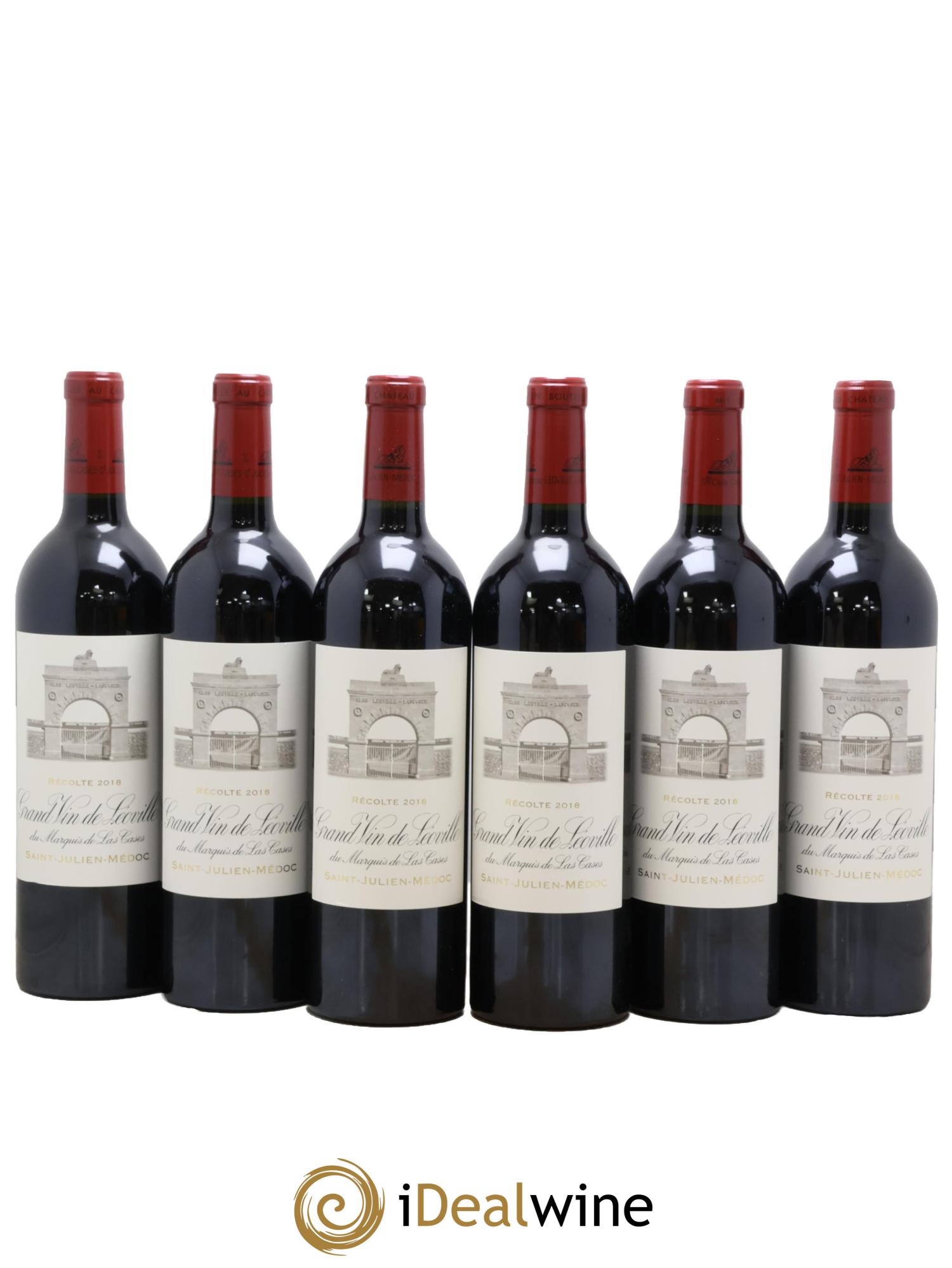 Château Léoville Las Cases 2ème Grand Cru Classé  2018 - Lot de 6 bouteilles - 0