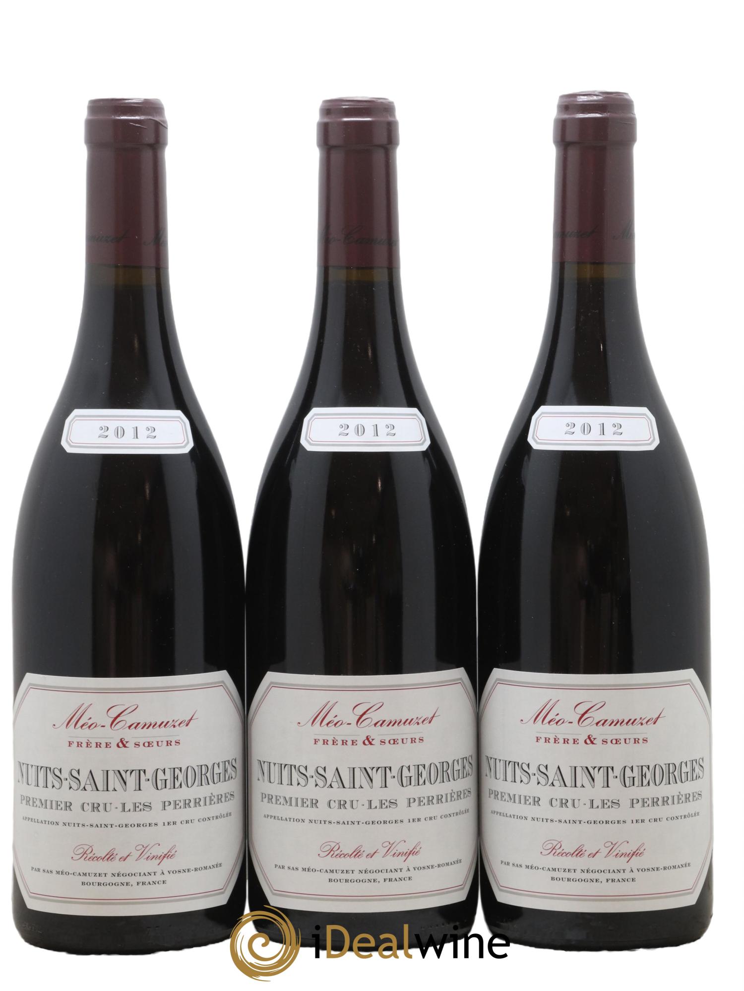 Nuits-Saint-Georges 1er Cru Les Perrières Méo-Camuzet (Frère & Soeurs) 2012 - Lot de 3 bouteilles - 0