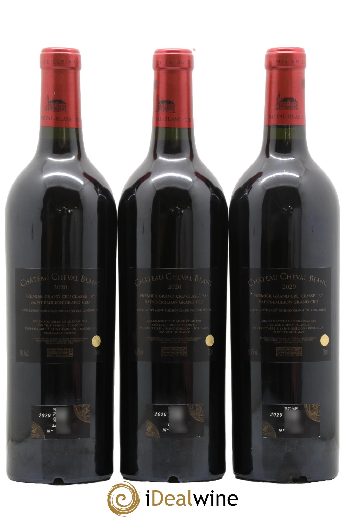 Château Cheval Blanc 1er Grand Cru Classé A 2020 - Lotto di 6 bottiglie - 2