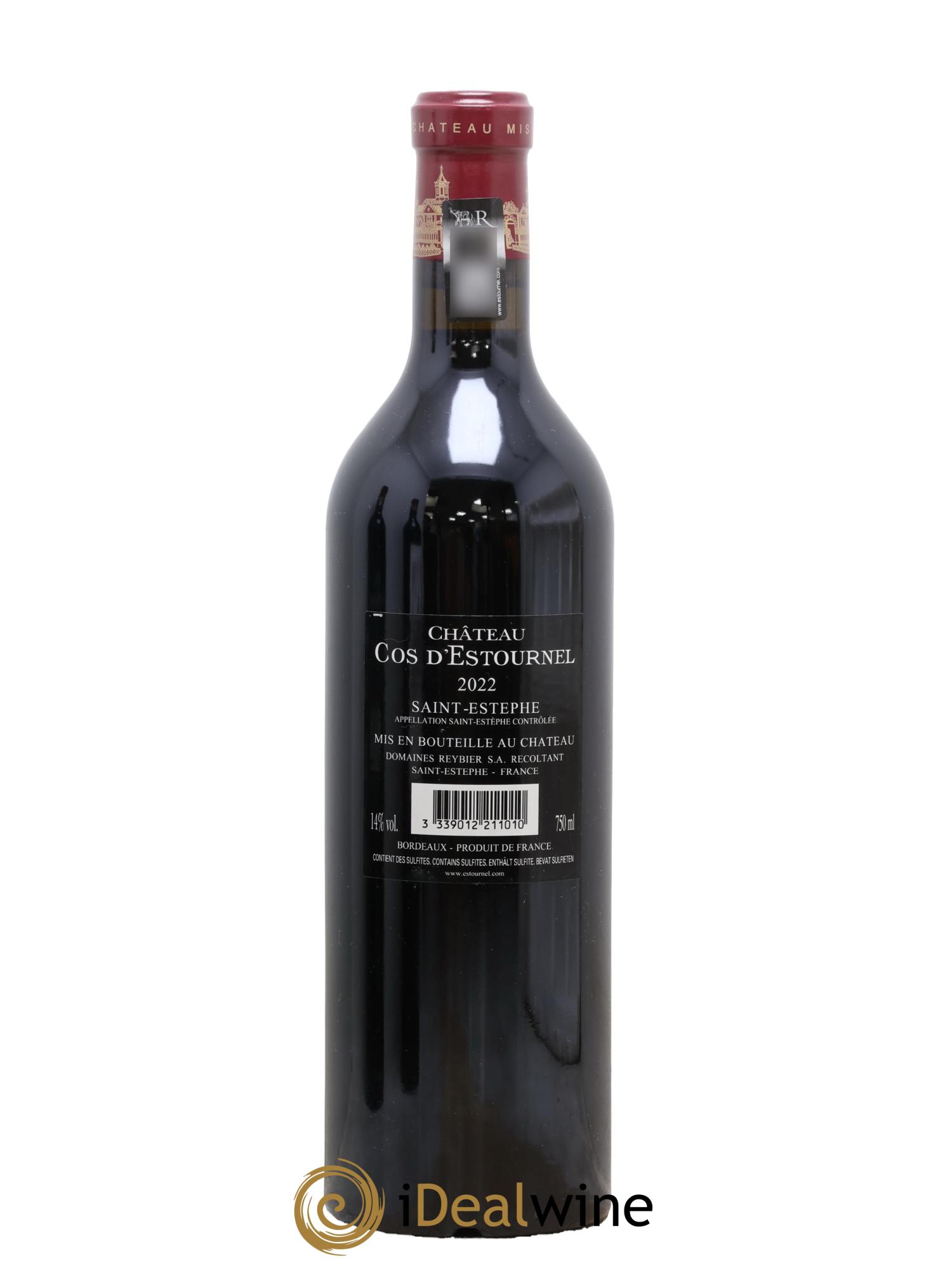 Cos d'Estournel 2ème Grand Cru Classé 2022 - Lot de 1 bouteille - 1