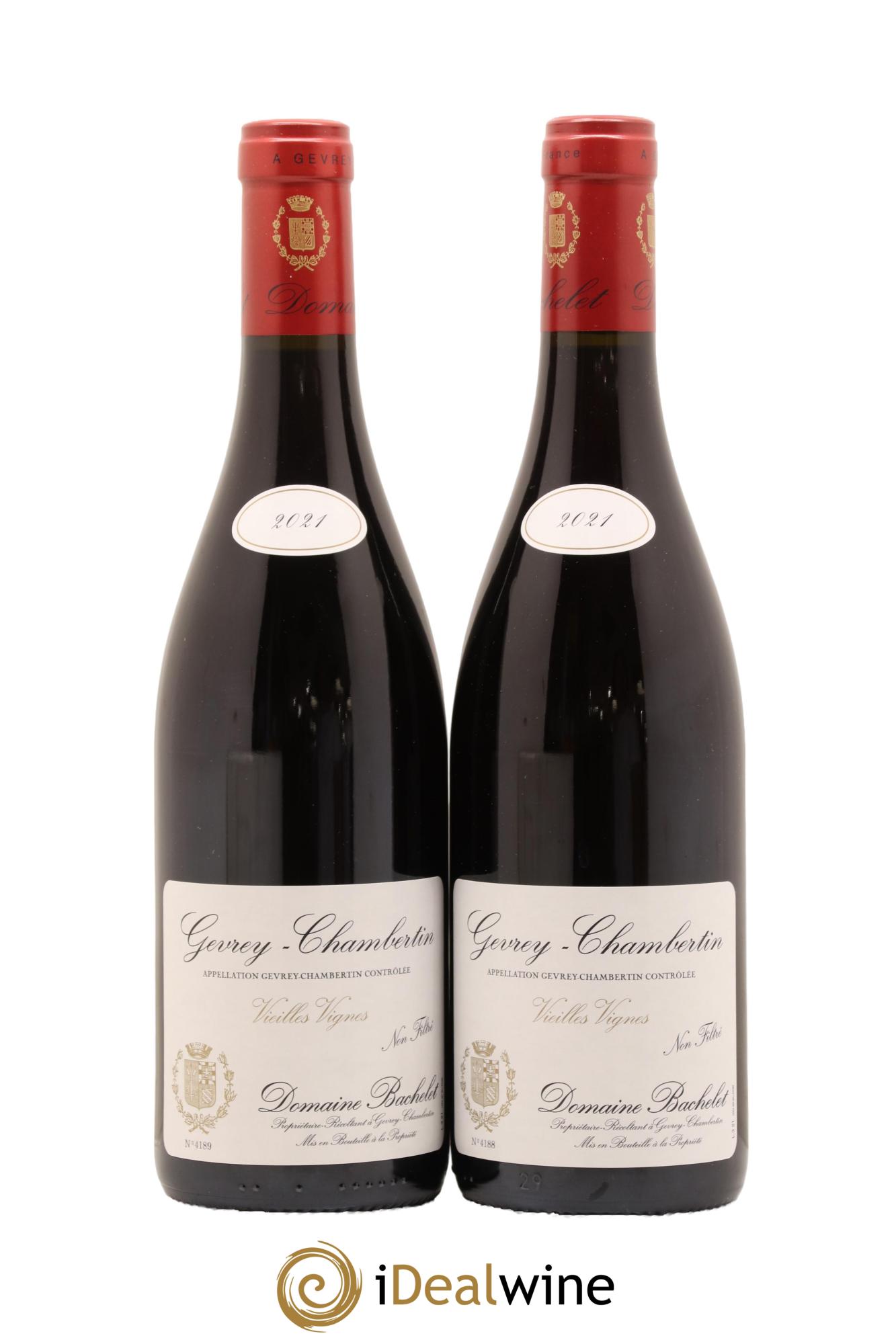Gevrey-Chambertin Vieilles Vignes Denis Bachelet (Domaine) 2021 - Lotto di 2 bottiglie - 0