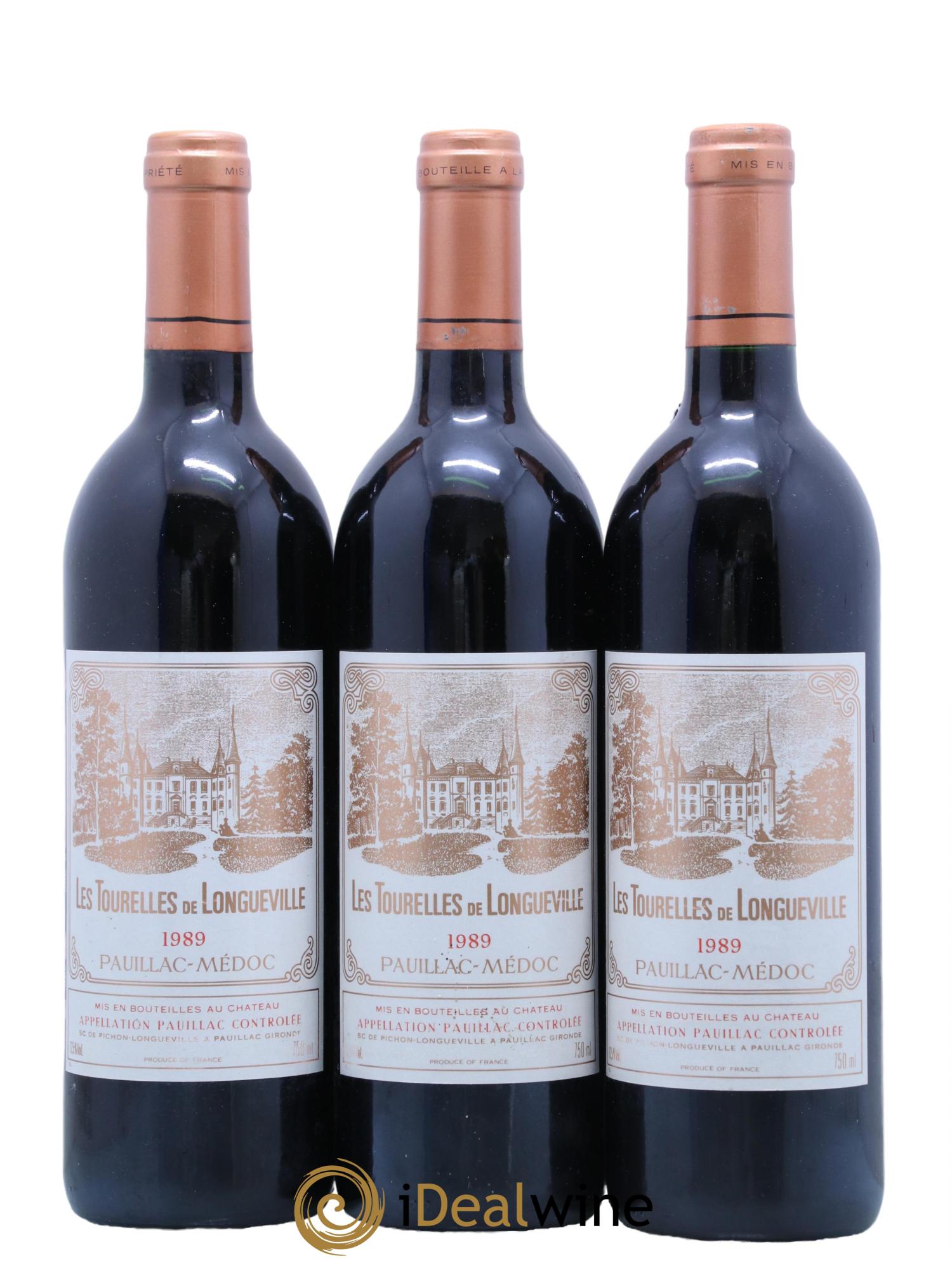 Les Tourelles de Longueville Second Vin 1989 - Lot de 6 bouteilles - 2