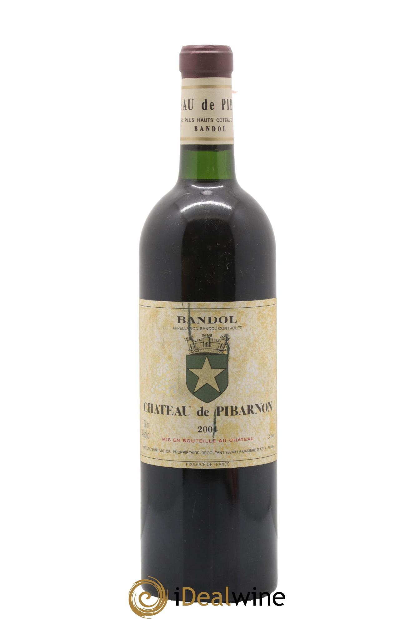 Bandol Château de Pibarnon Comte de Saint-Victor 2004 - Lot de 1 bouteille - 0