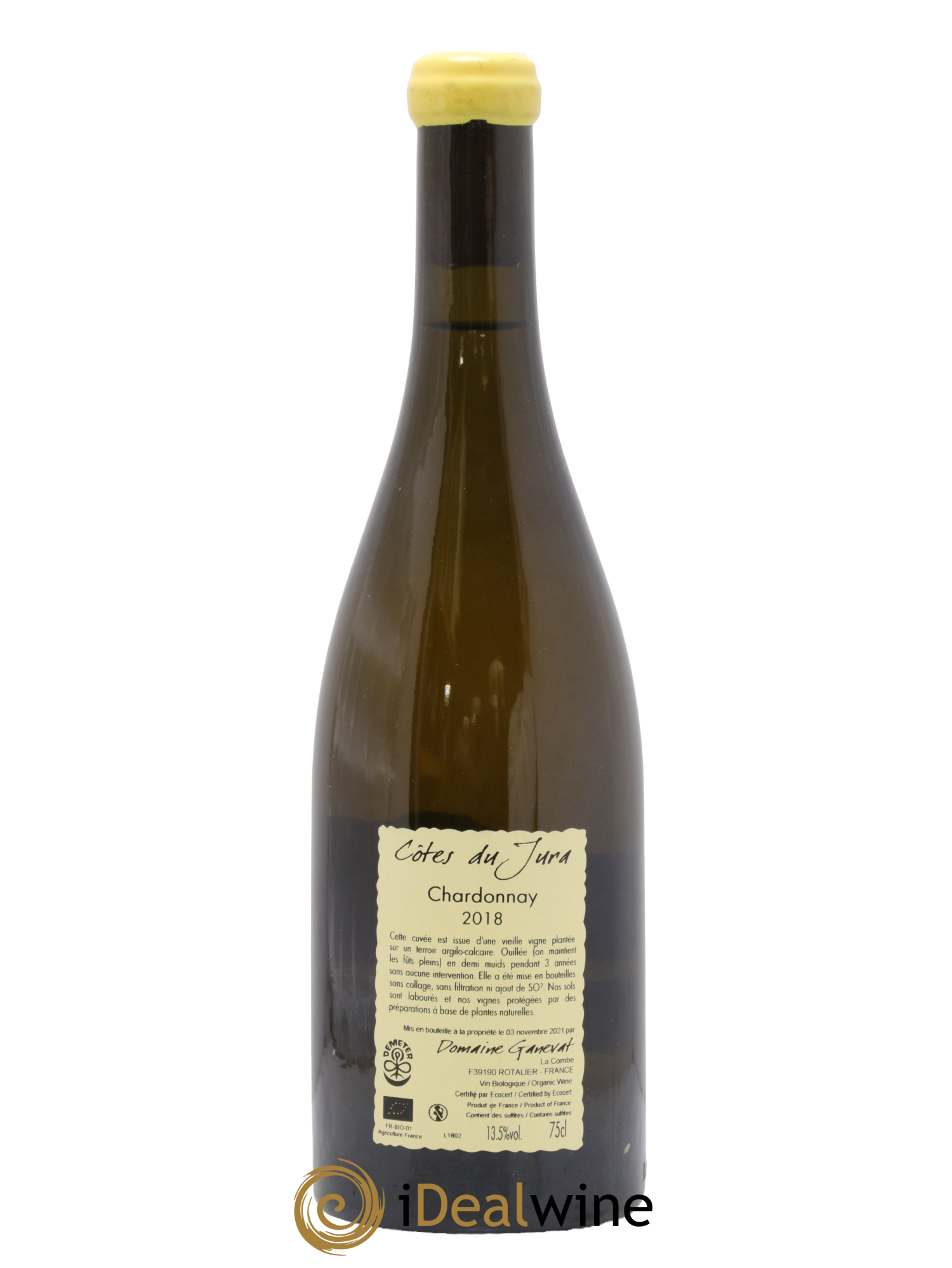Côtes du Jura Les Chamois du Paradis Jean-François Ganevat (Domaine) 2018 - Lot de 1 bouteille - 1