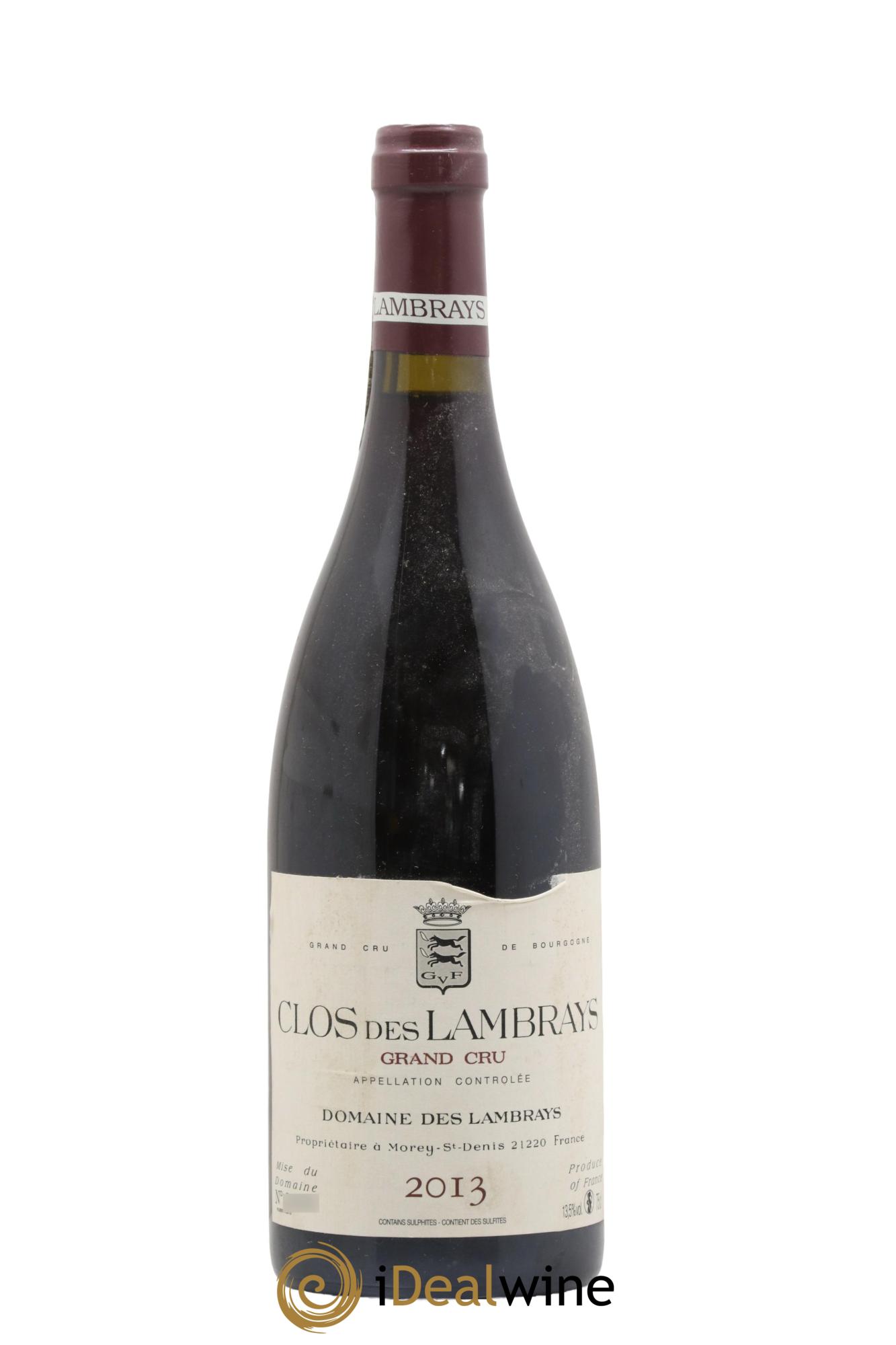 Clos des Lambrays Grand Cru Domaine des Lambrays 2013 - Lot de 1 bouteille - 0