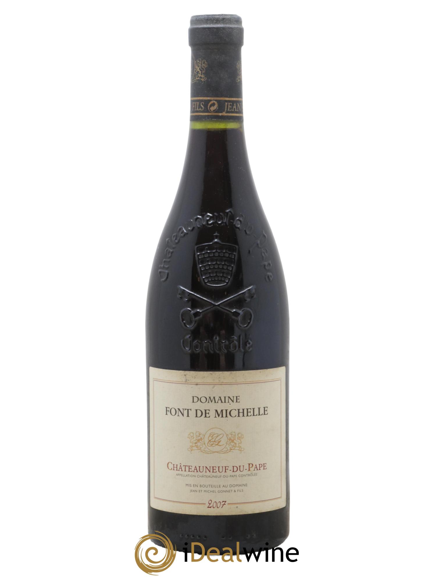 Châteauneuf-du-Pape Domaine Font de Michelle Famille Gonnet 2007 - Lot de 1 bouteille - 0