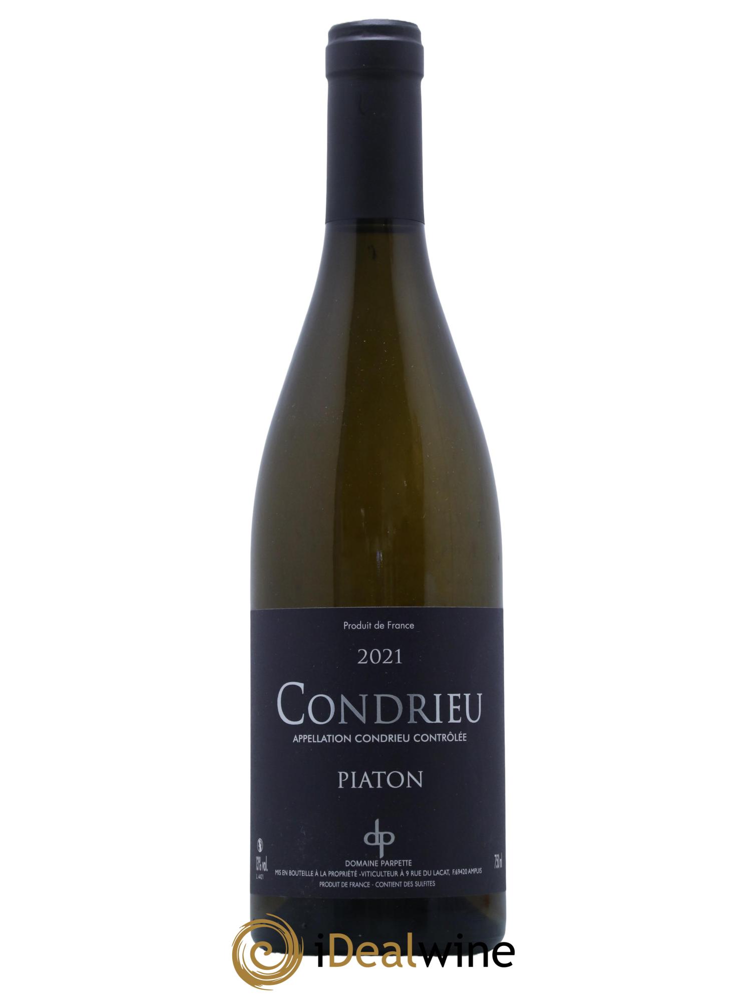 Condrieu Piaton Domaine Parpette 2021 - Lot de 1 bouteille - 0