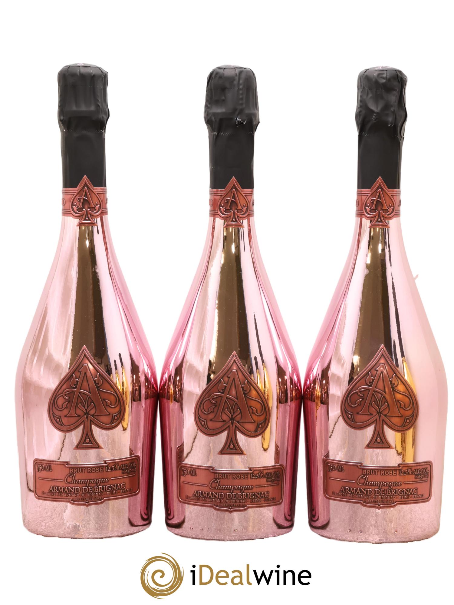 Rosé Brut Armand de Brignac - Posten von 3 Flaschen - 0