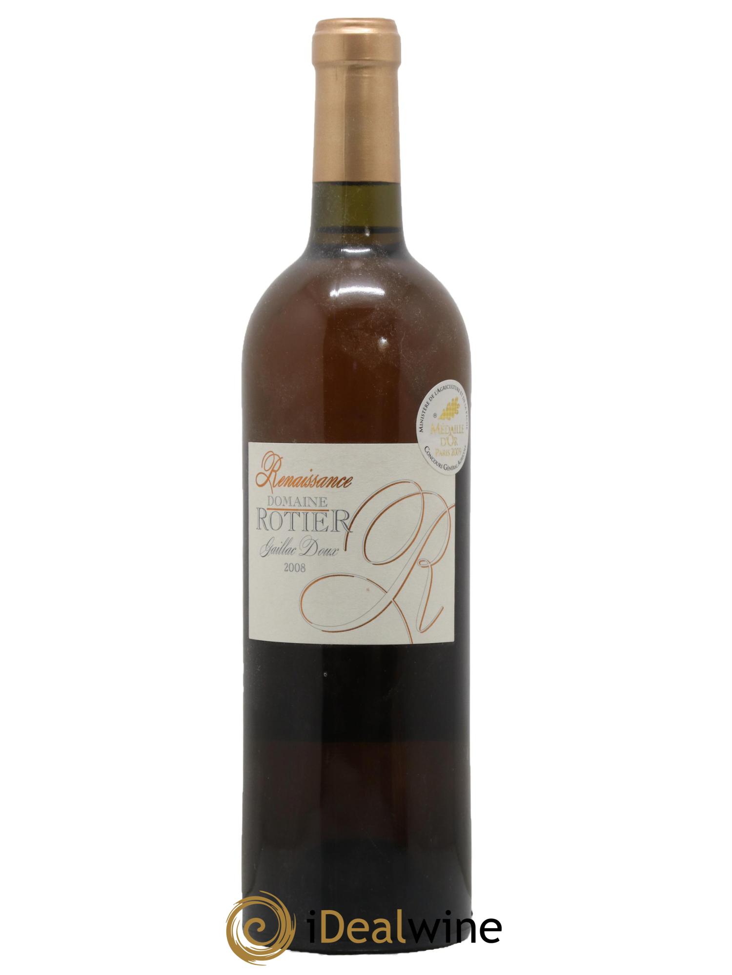 Gaillac Doux Renaissance Domaine Rotier 2008 - Posten von 1 Flasche - 0
