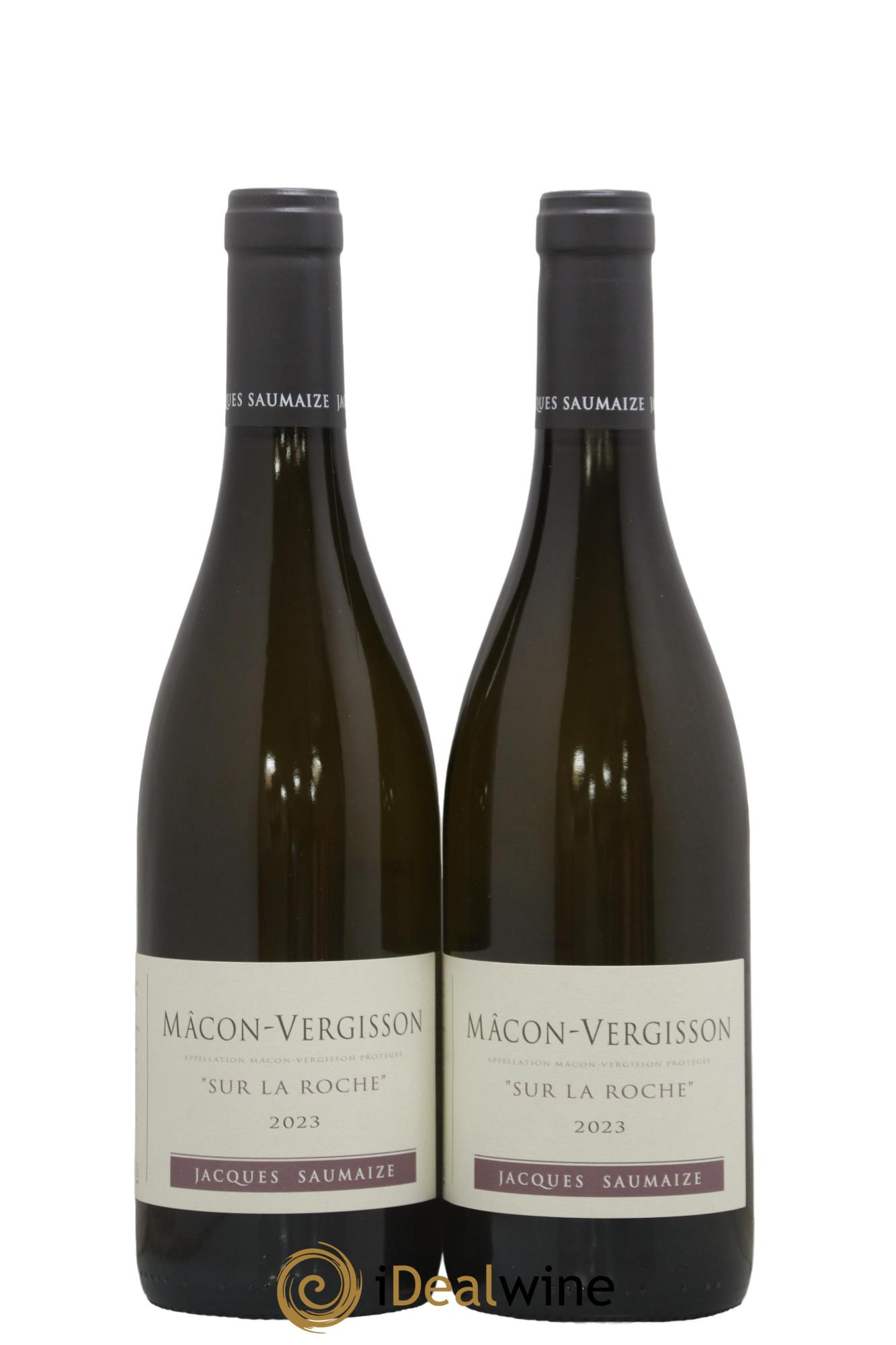 Mâcon-Vergisson Sur la Roche Jacques et Nathalie Saumaize 2023 - Lot of 2 bottles - 0