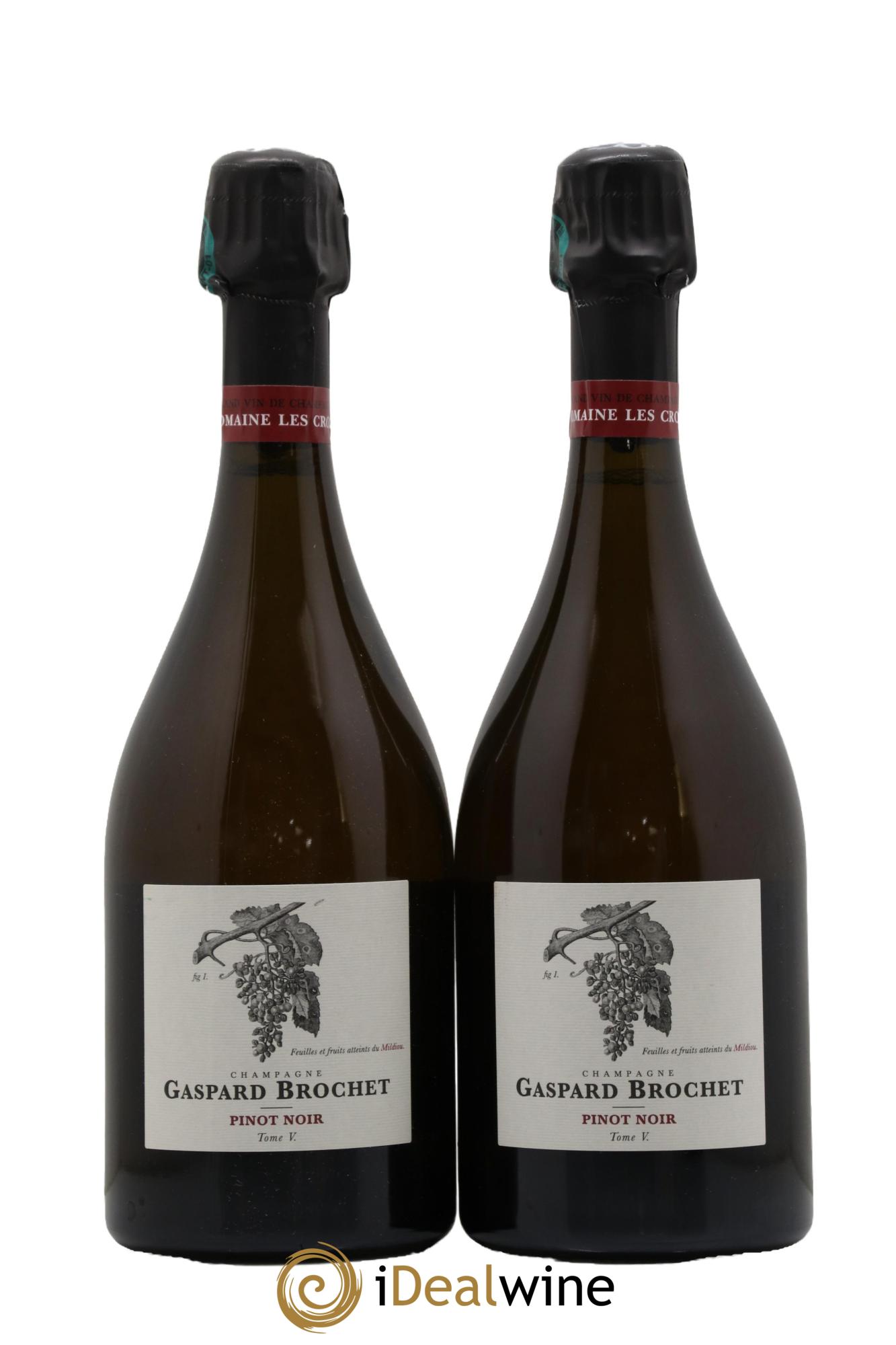 Champagne Pinot Noir Tome V Gaspard Bochet 2021 - Lot de 2 bouteilles - 0