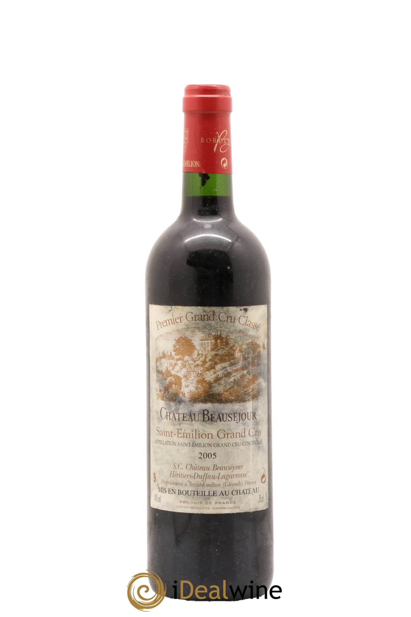 Château Beauséjour (Duffau-Lagarrosse) 1er Grand Cru Classé B 2005 - Lot de 1 bouteille - 0