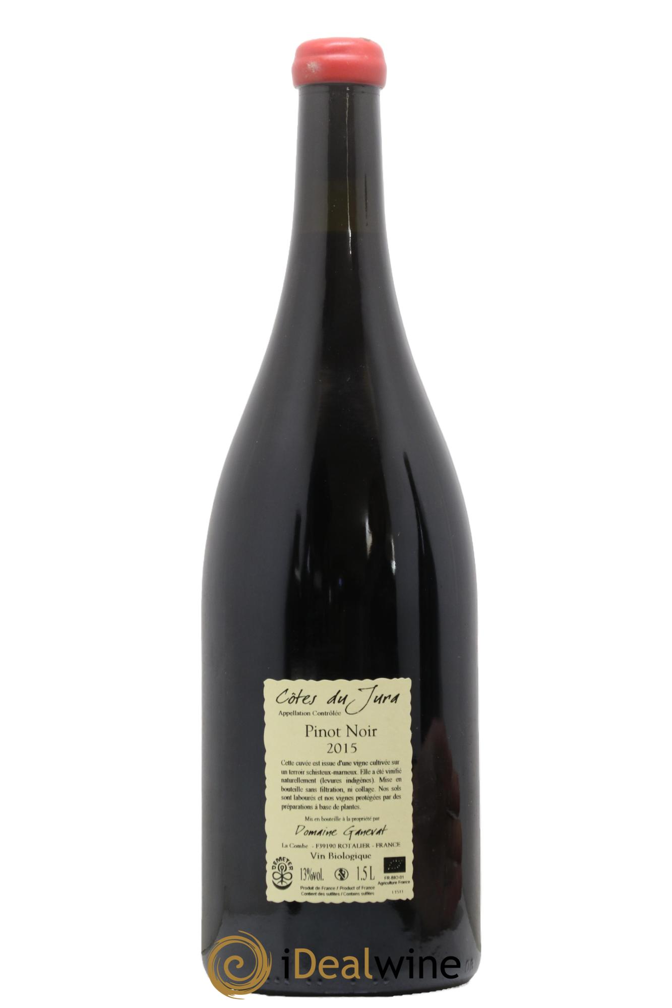 Côtes du Jura Pinot Noir En Billat  Jean-François Ganevat (Domaine) 2015 - Lot de 1 magnum - 1