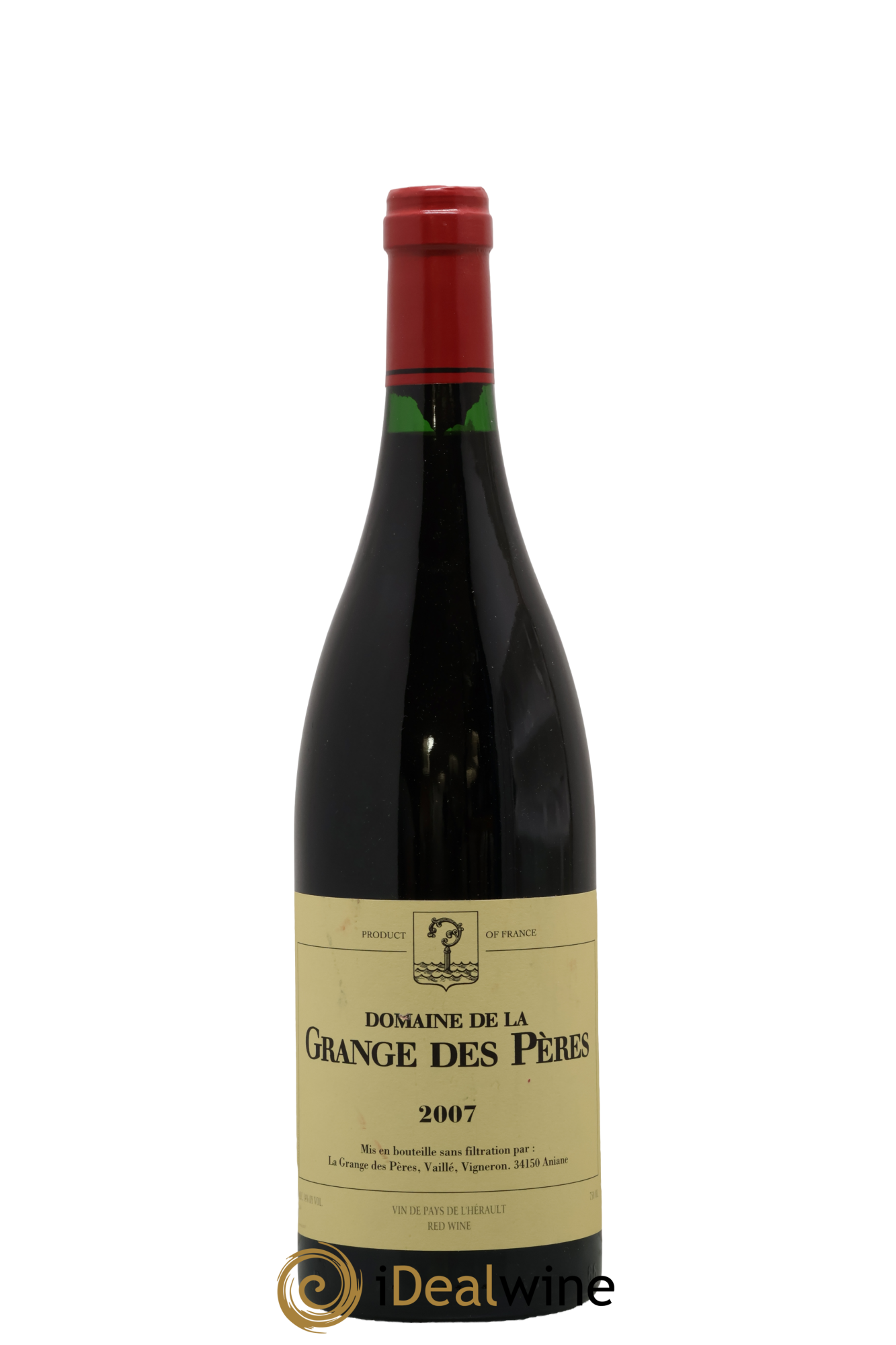 Pays d'Hérault Grange des Pères Laurent Vaillé 2007 - Lot de 1 bouteille - 0