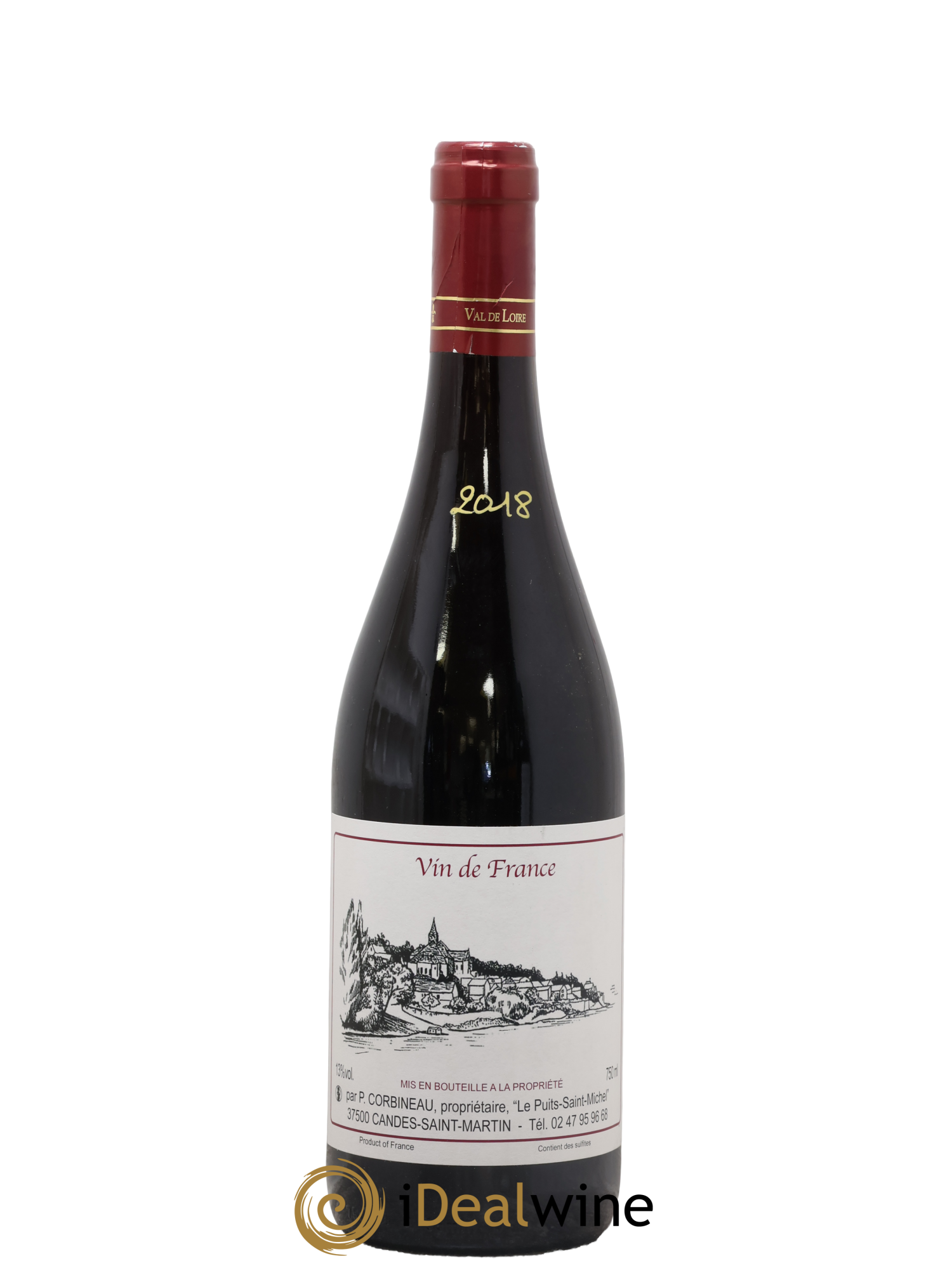 Vin de France Patrick Corbineau 2018 - Lot of 1 bottle - 0