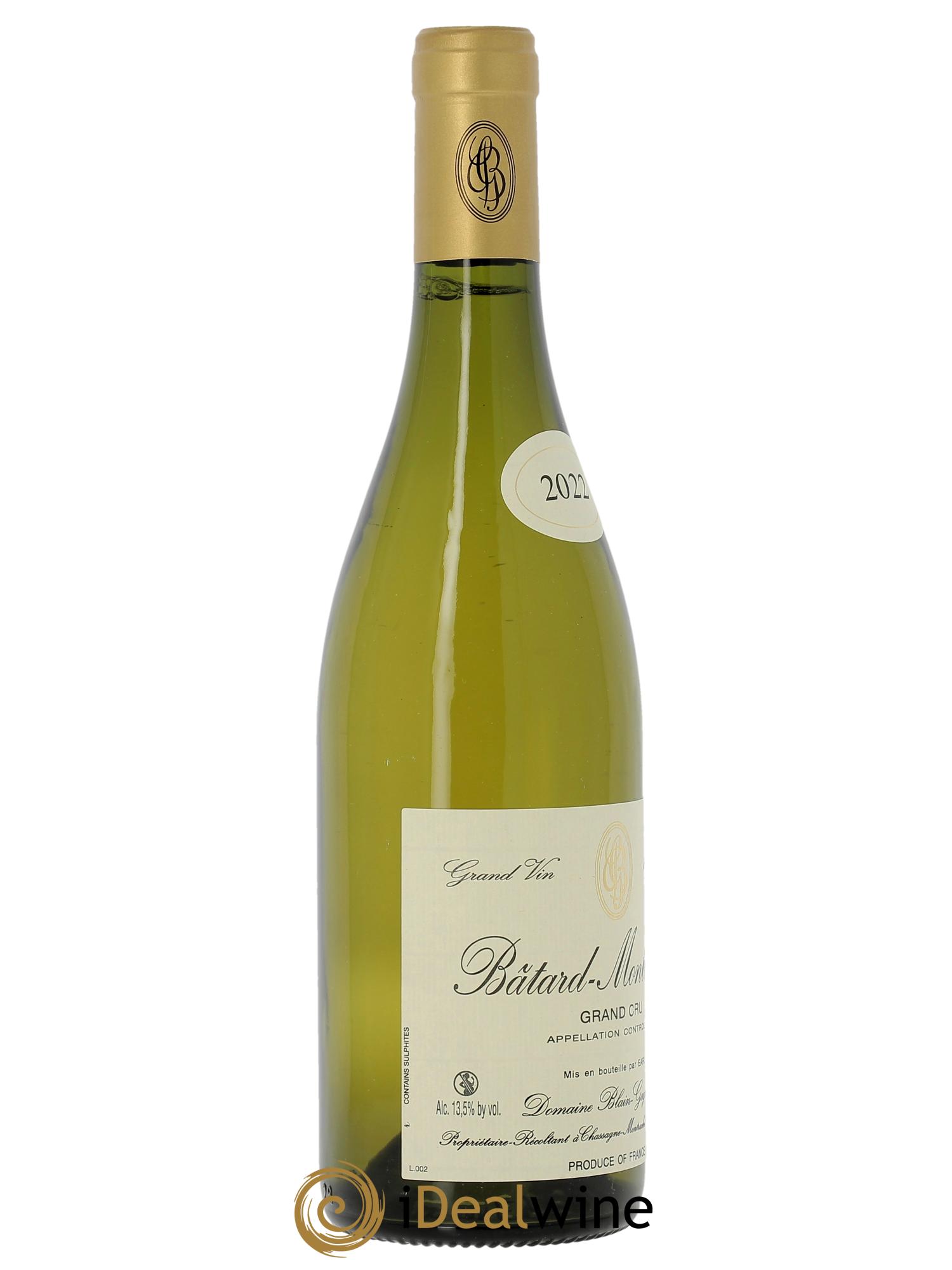 Bâtard-Montrachet Grand Cru Blain-Gagnard (Domaine)  2022 - Lot de 1 bouteille - 1