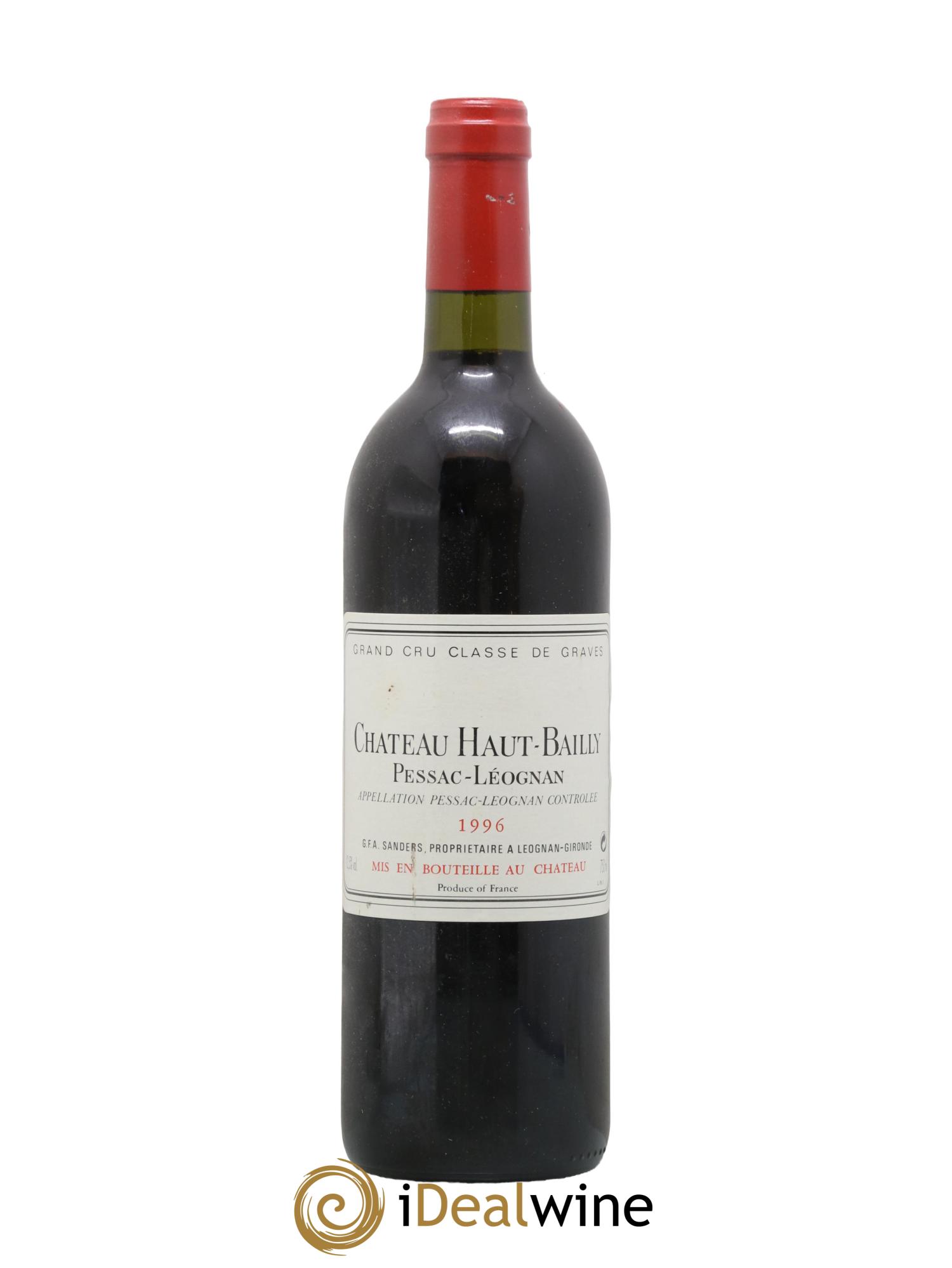 Château Haut-Bailly Cru Classé de Graves 1996 - Lot de 1 bouteille - 0