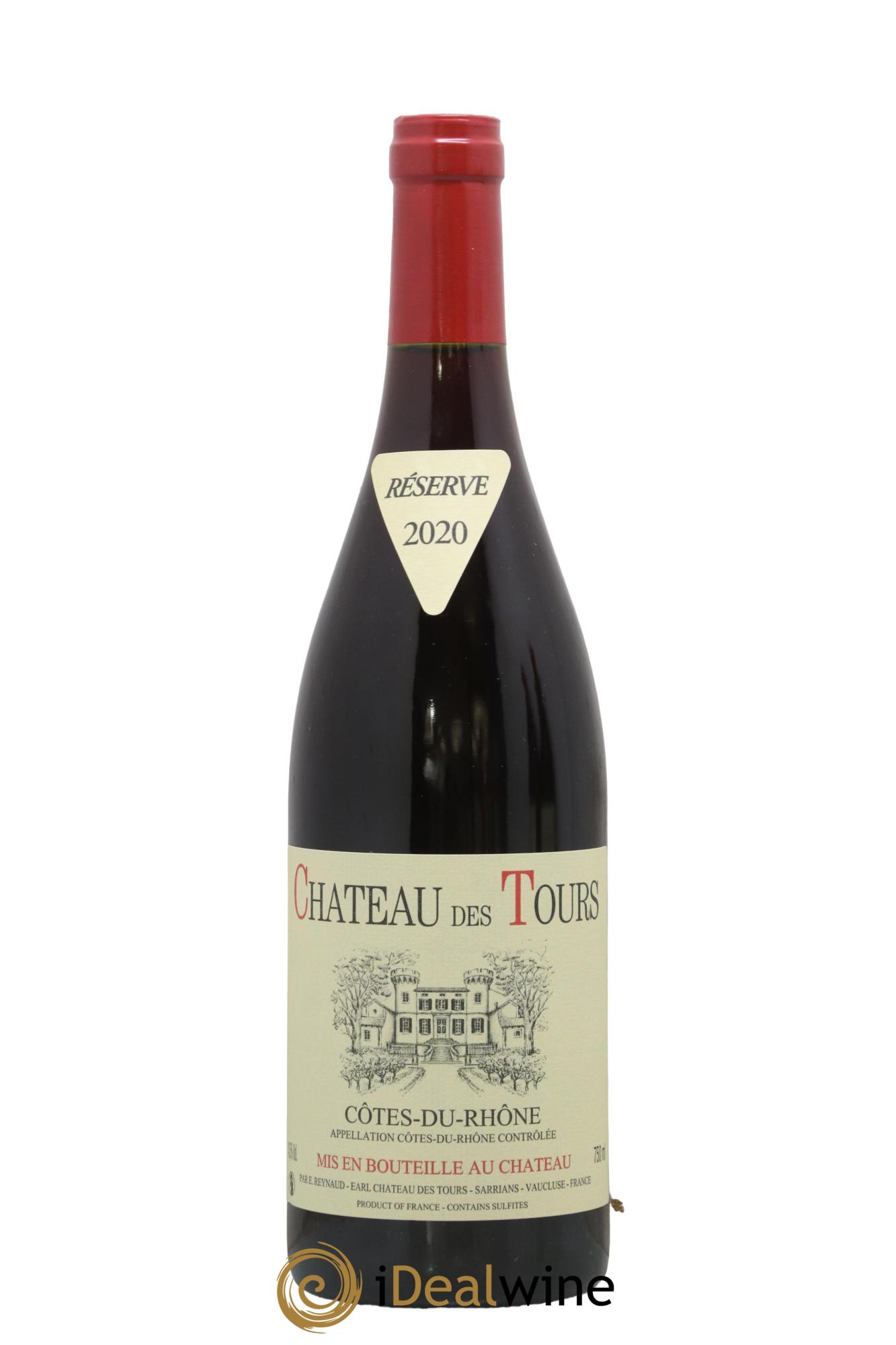 Côtes-du-Rhône Château des Tours Emmanuel Reynaud 2020 - Lot de 1 bouteille - 0