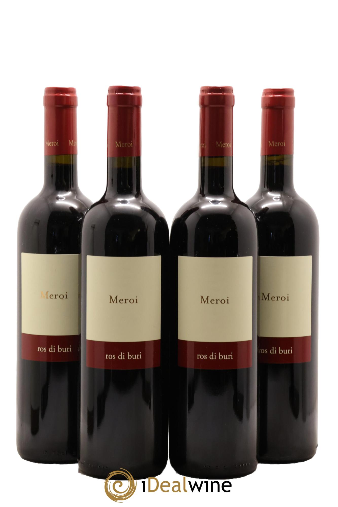 Italie Friuli ColliI Orientali DOC Ros Di Buri Merlot Meroi 2019 - Lot de 4 bouteilles - 0