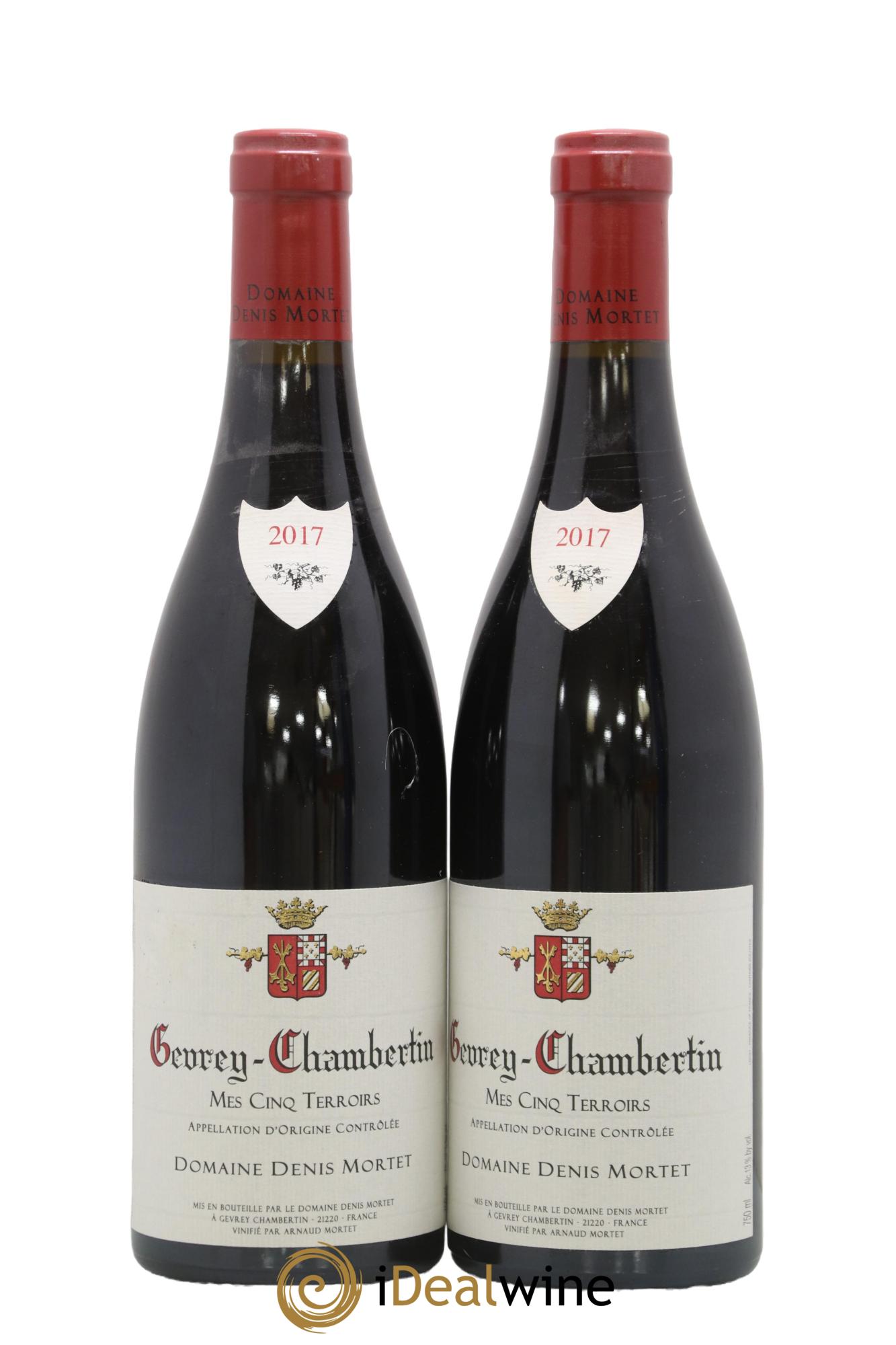 Gevrey-Chambertin Mes Cinq Terroirs Denis Mortet (Domaine) 2017 - Lot de 2 bouteilles - 0