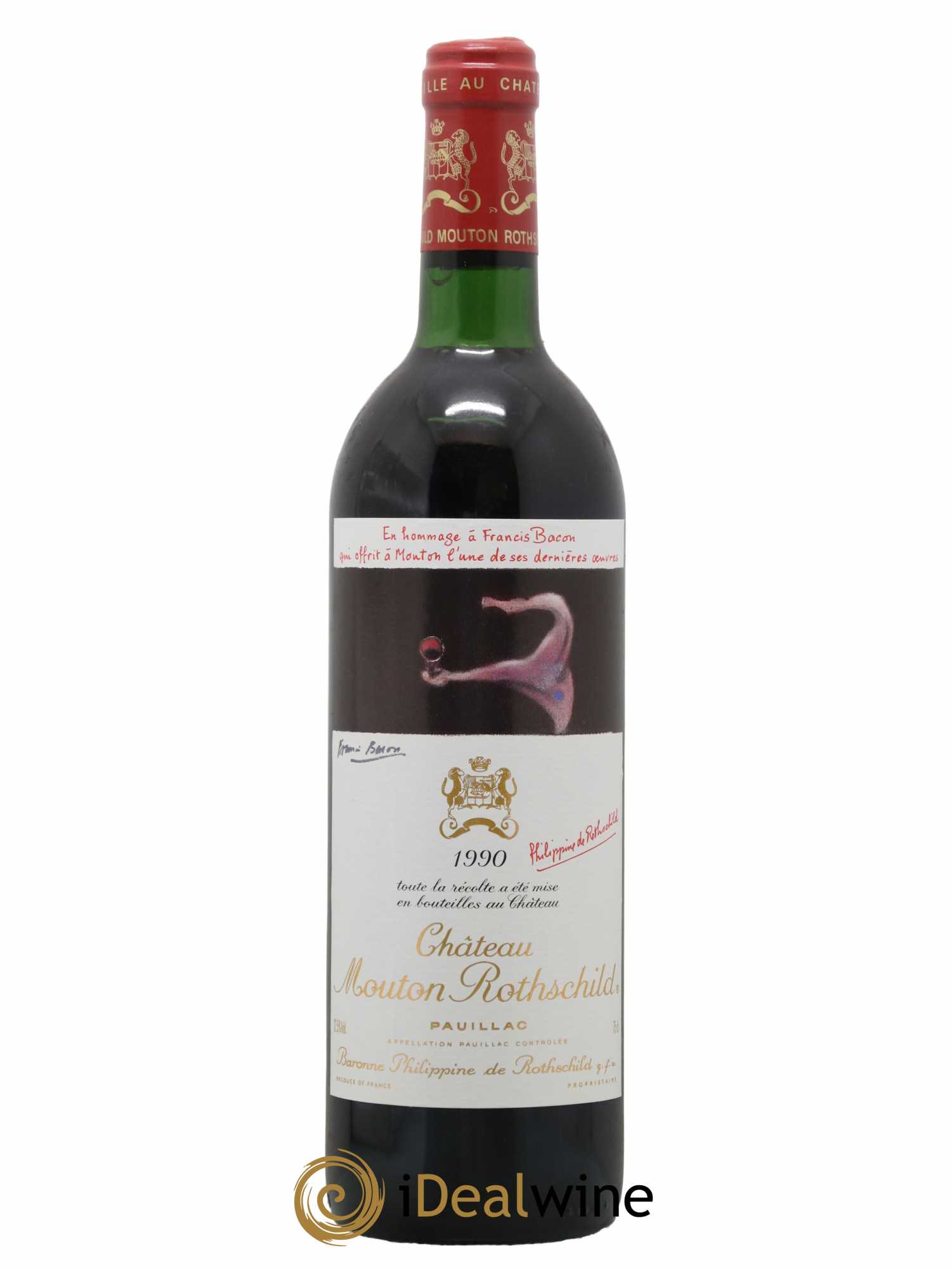 Château Mouton Rothschild 1er Grand Cru Classé 1990 - Lotto di 1 bottiglia - 0