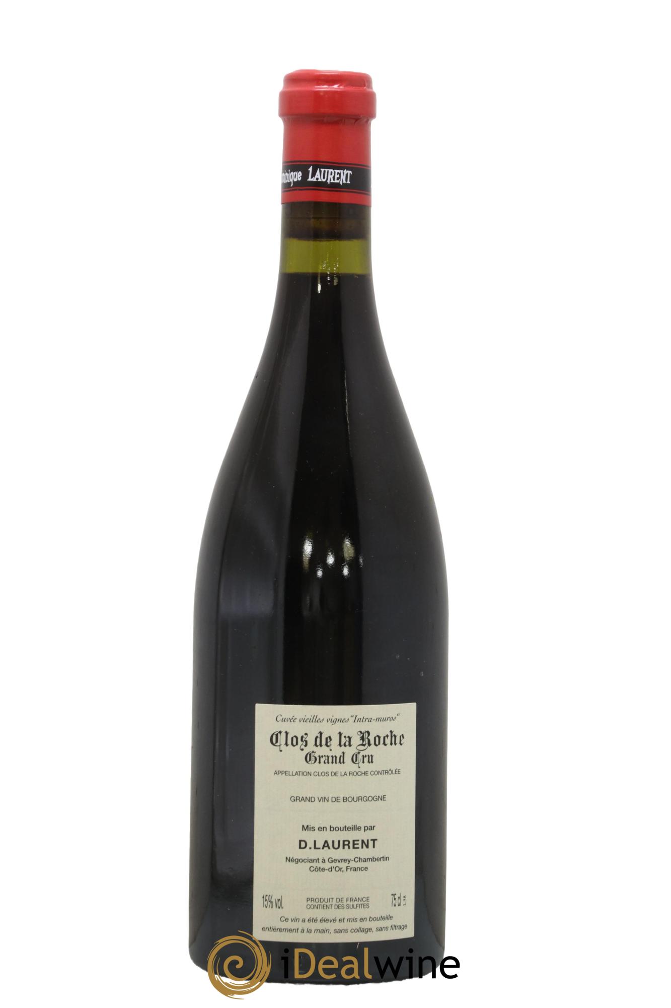 Clos de la Roche Grand Cru Vieilles vignes Intra-muros Dominique Laurent 2019 - Lot of 1 bottle - 1