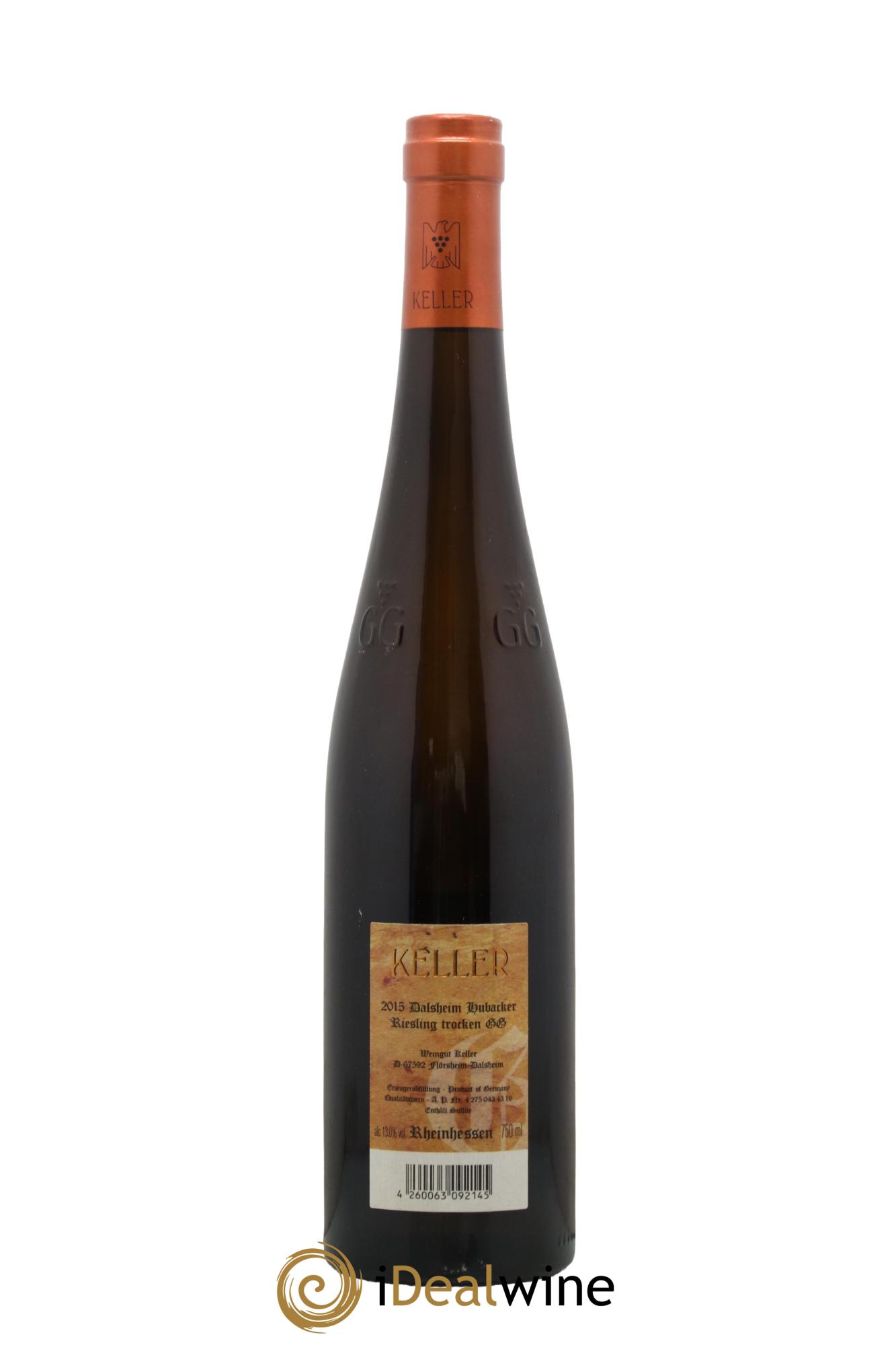 Riesling Trocken GG Dalsheim Hubacker Keller 2015 - Posten von 1 Flasche - 1