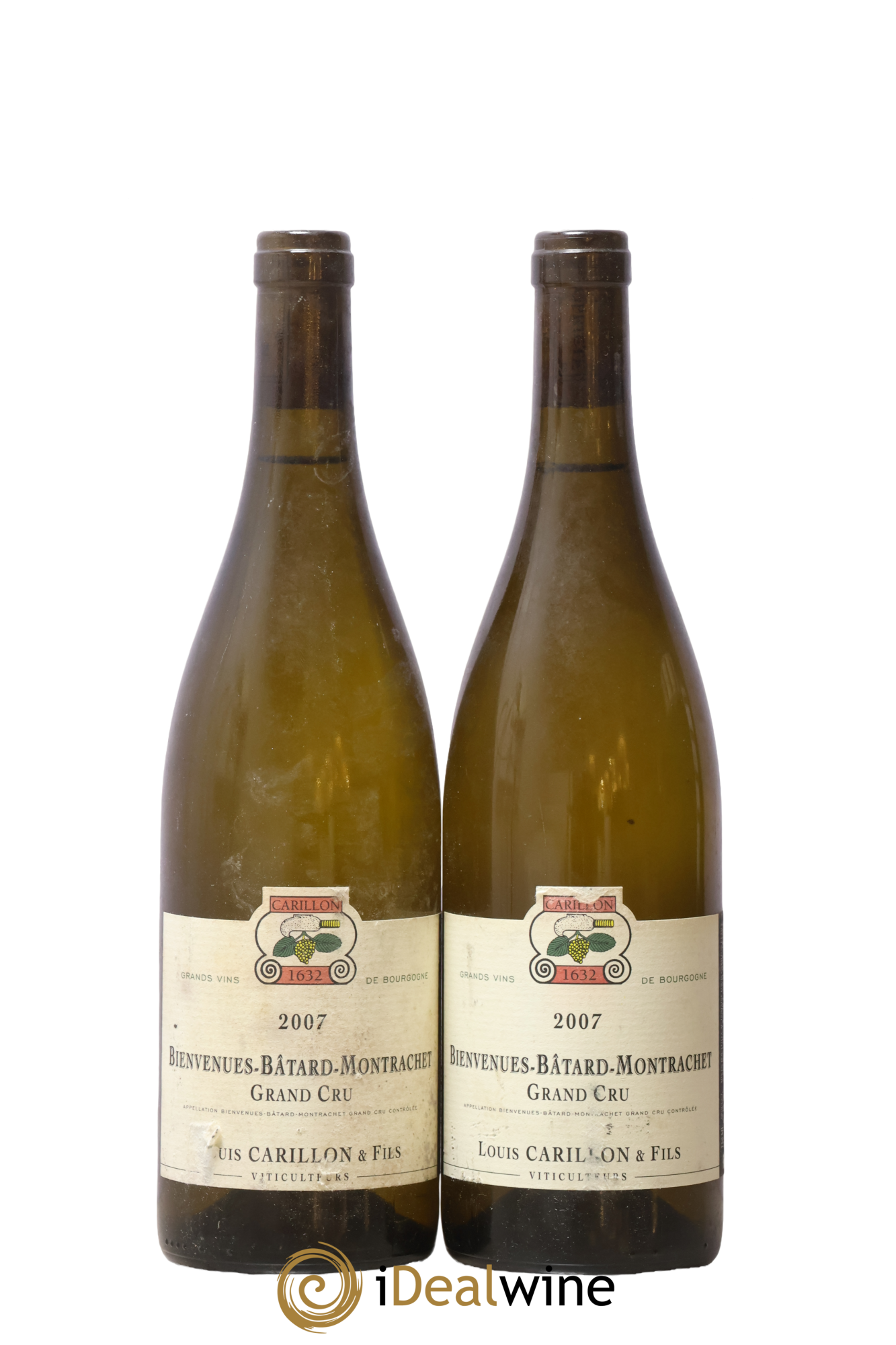 Bienvenues-Bâtard-Montrachet Grand Cru Louis Carillon & Fils 2007 - Posten von 2 Flaschen - 0