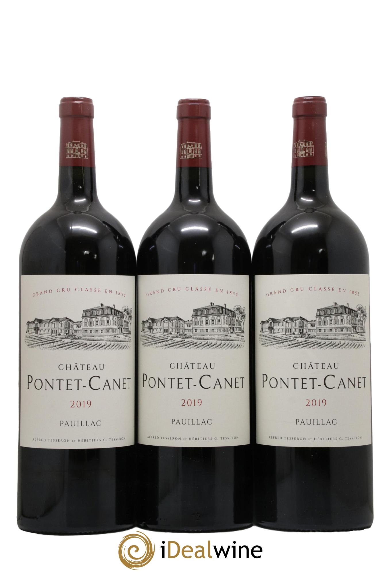 Château Pontet Canet 5ème Grand Cru Classé 2019 - Lot of 3 magnums - 0