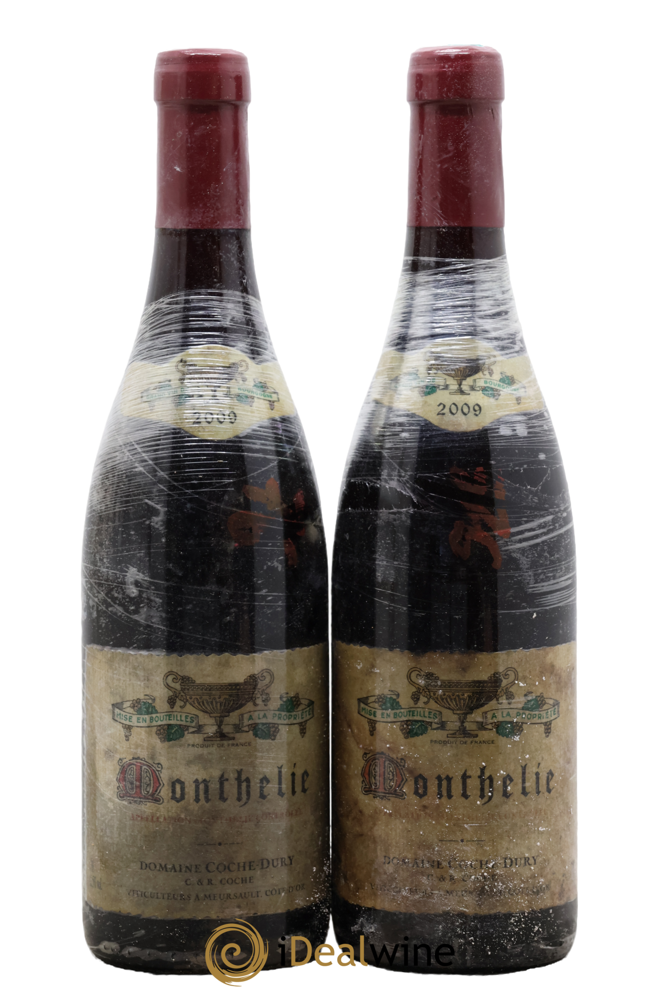 Monthélie Coche Dury (Domaine) 2009 - Posten von 2 Flaschen - 0