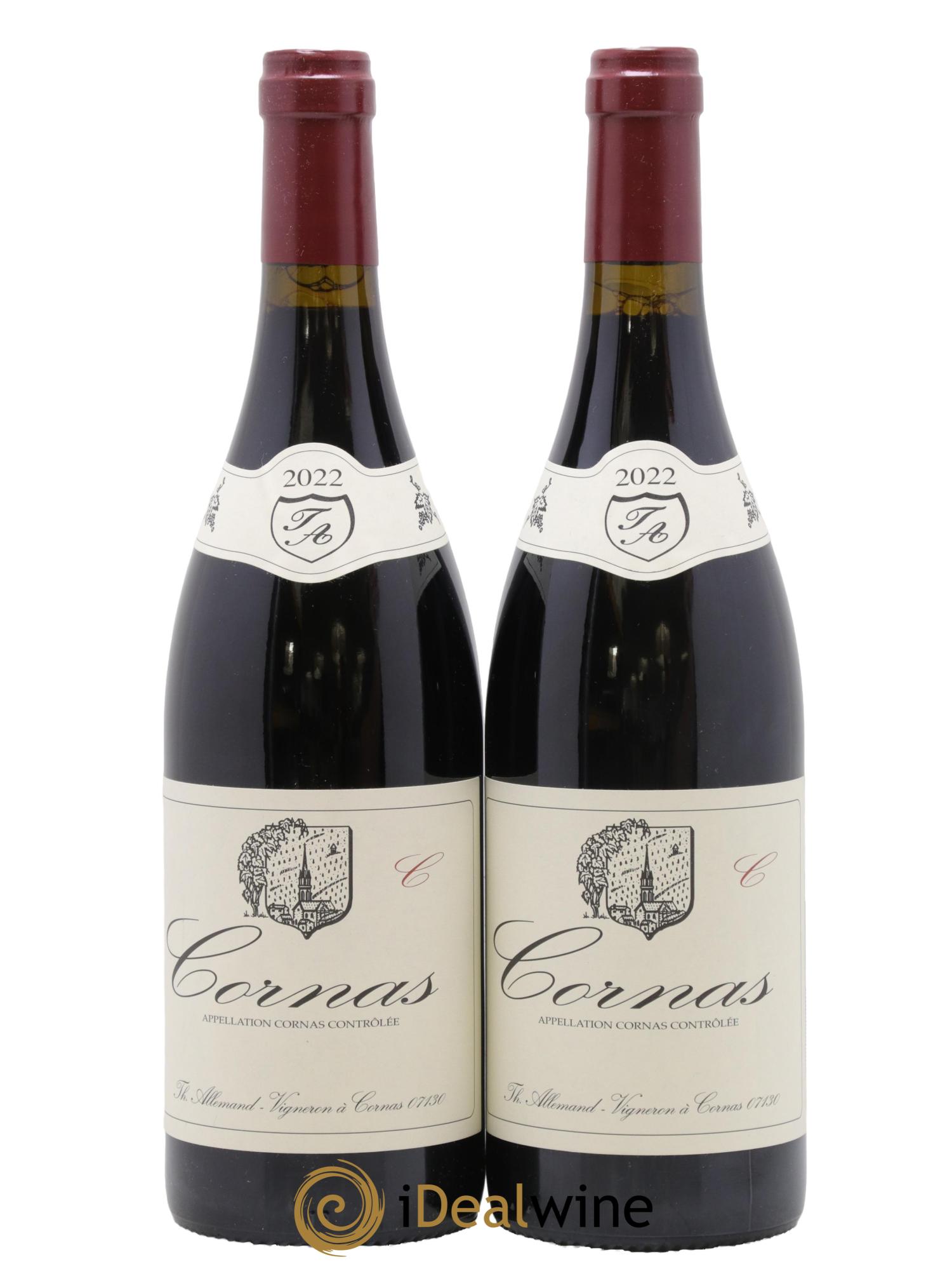 Cornas Chaillot Thierry Allemand 2022 - Lot de 2 bouteilles - 0