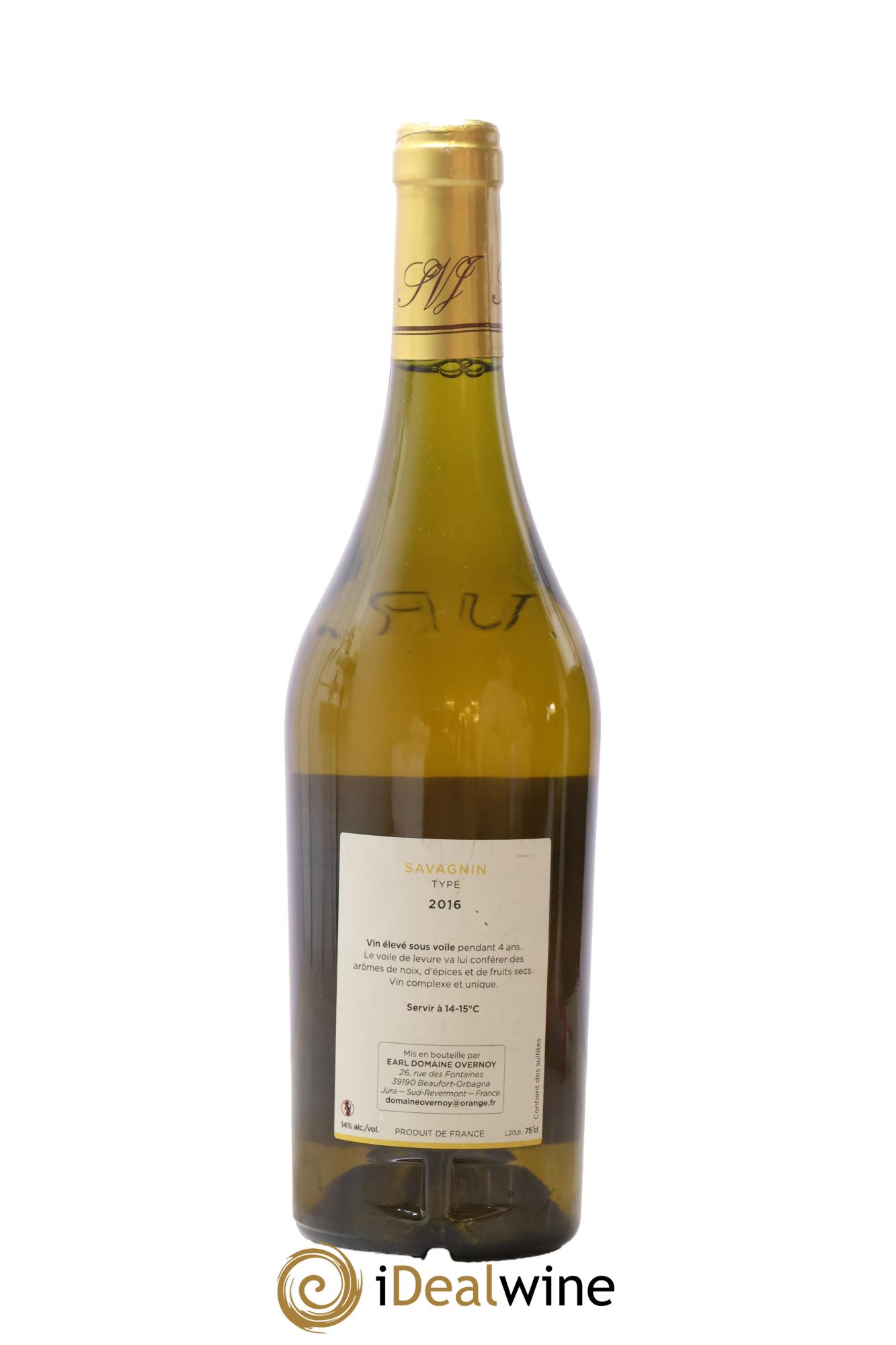 Côtes du Jura Savagnin 4 ans de voile Guillaume Overnoy 2016 - Posten von 1 Flasche - 1