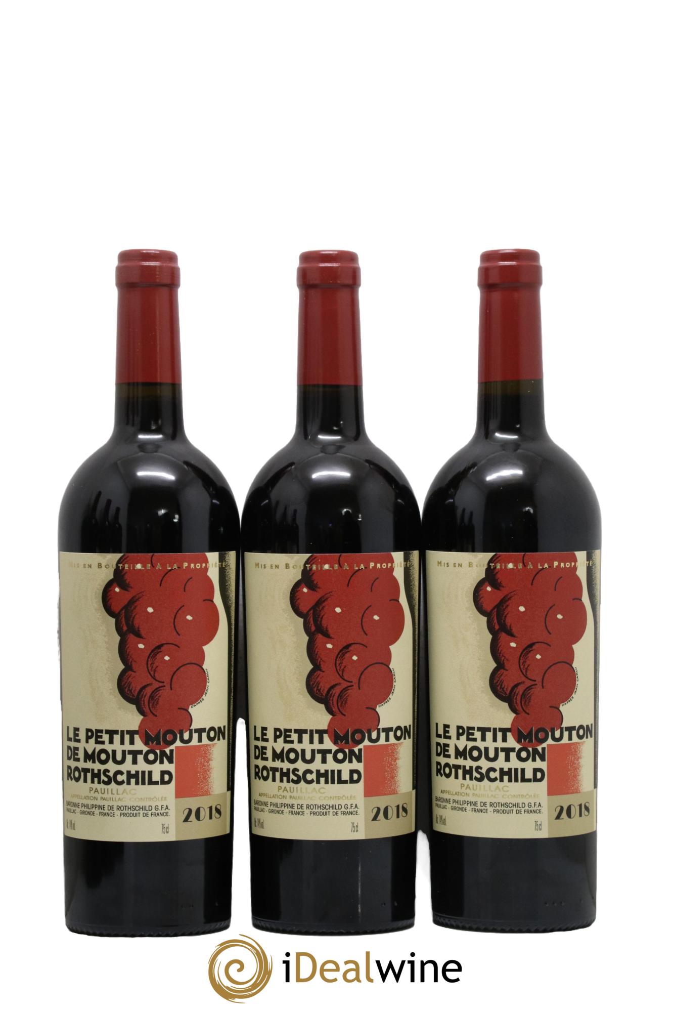 Petit Mouton Second Vin 2018 - Lot of 6 bottles - 1