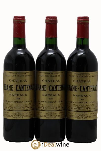Château Brane Cantenac 2ème Grand Cru Classé 1995 - Lotto di 3 bottiglie - 0