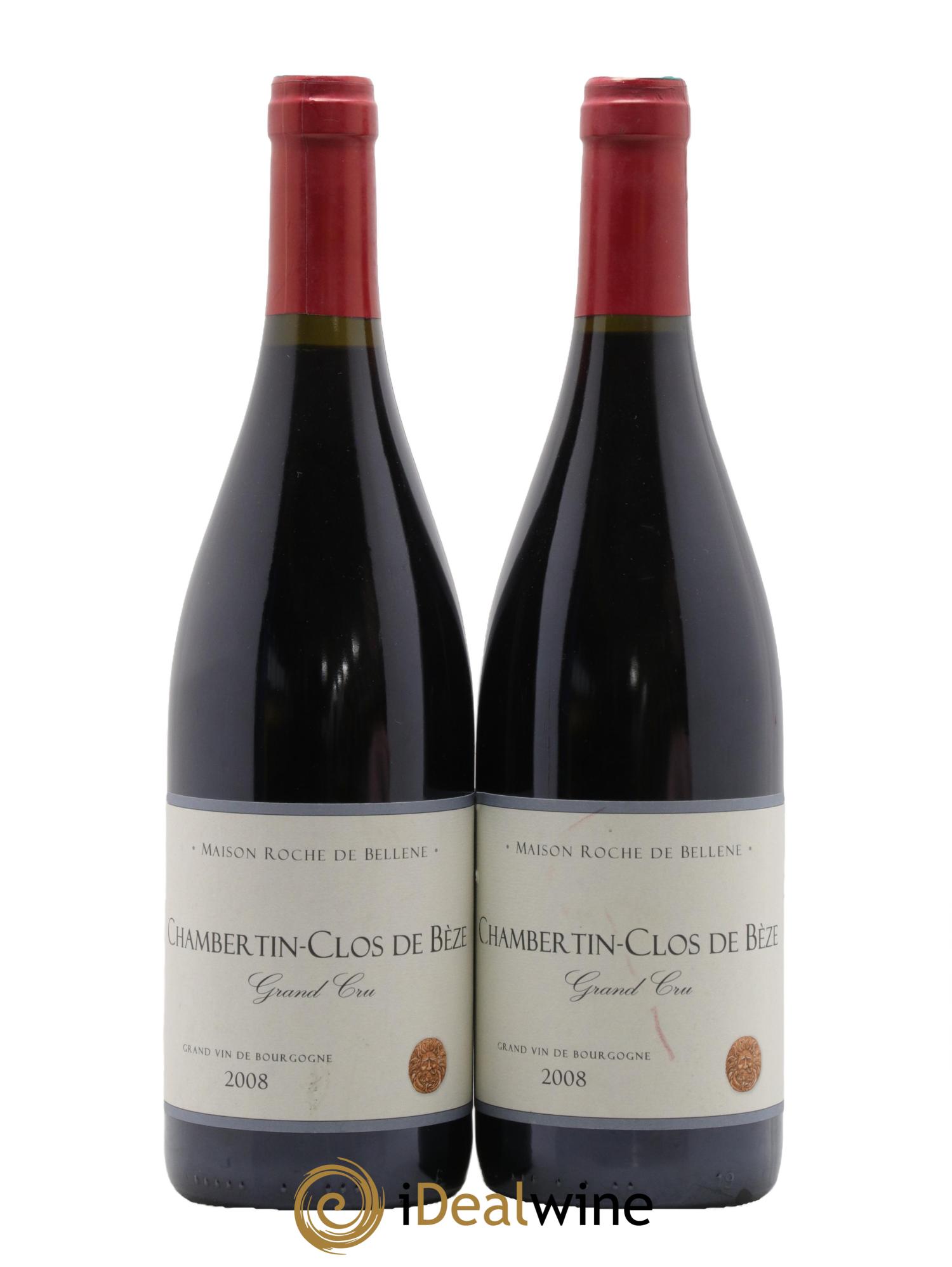 Chambertin Grand Cru Clos De Bèze Maison Roche de Bellene 2008 - Lot de 2 bouteilles - 0