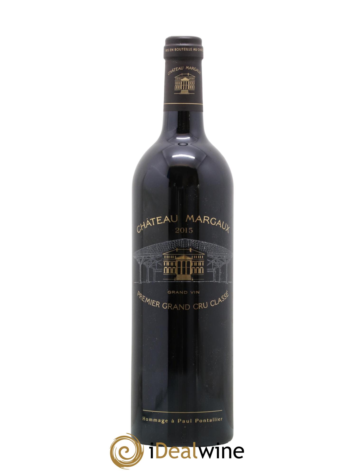 Château Margaux 1er Grand Cru Classé 2015 - Lot de 1 bouteille - 0