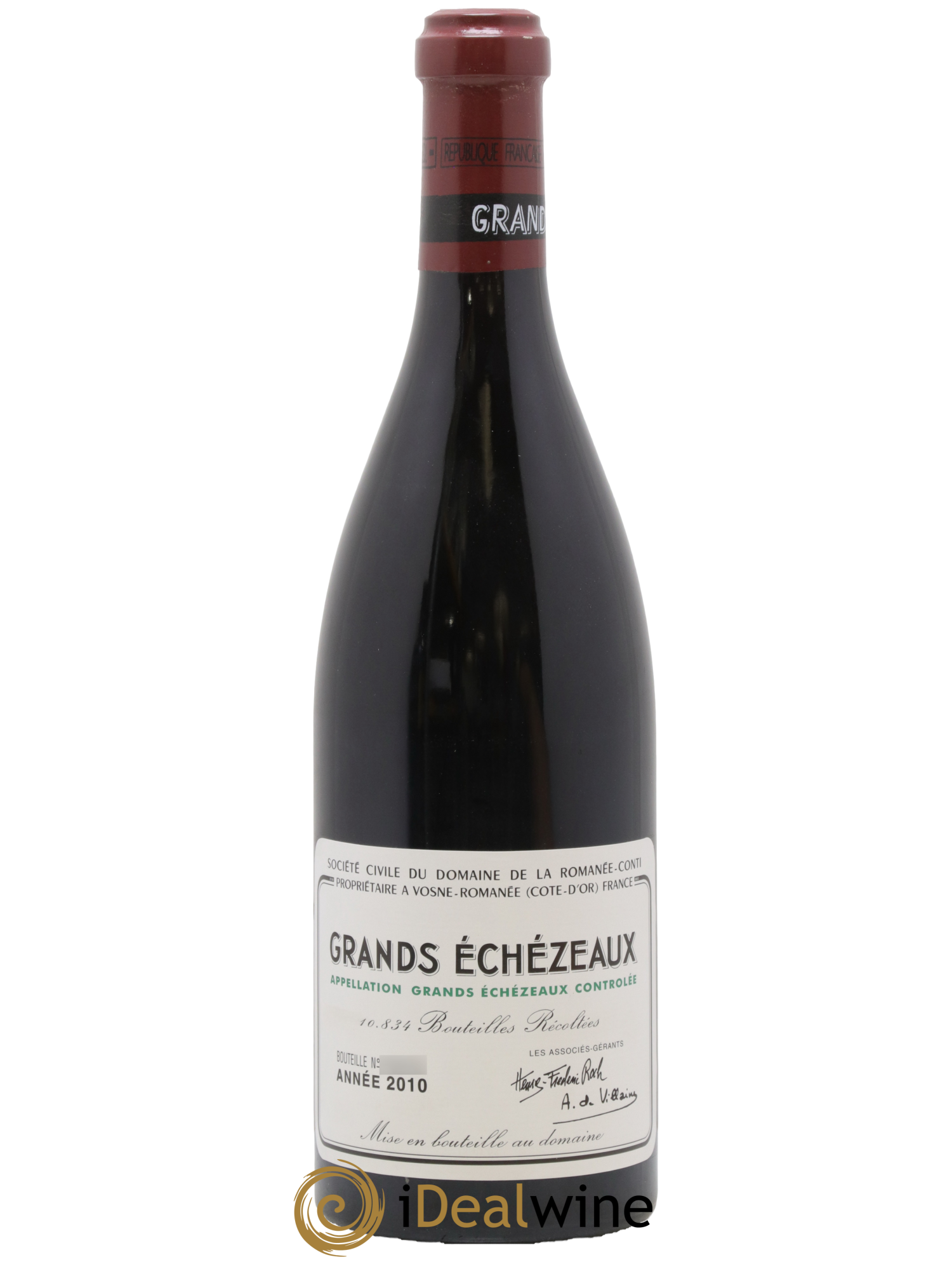 Grands-Echezeaux Grand Cru Domaine de la Romanée-Conti 2010 - Lot of 1 bottle - 0