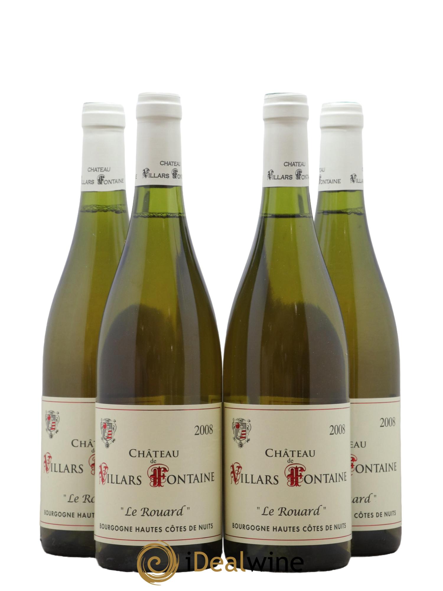 Hautes-Côtes de Nuits Le Rouard Domaine de Villars Fontaine 2008 - Lot de 4 bouteilles - 0