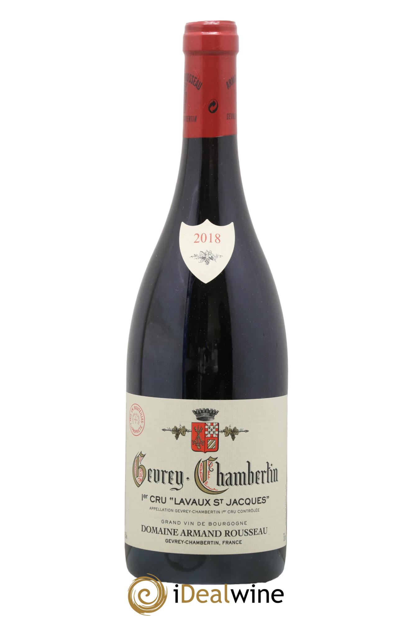 Gevrey-Chambertin 1er Cru Lavaux Saint Jacques Armand Rousseau (Domaine) 2018 - Lot de 1 bouteille - 0