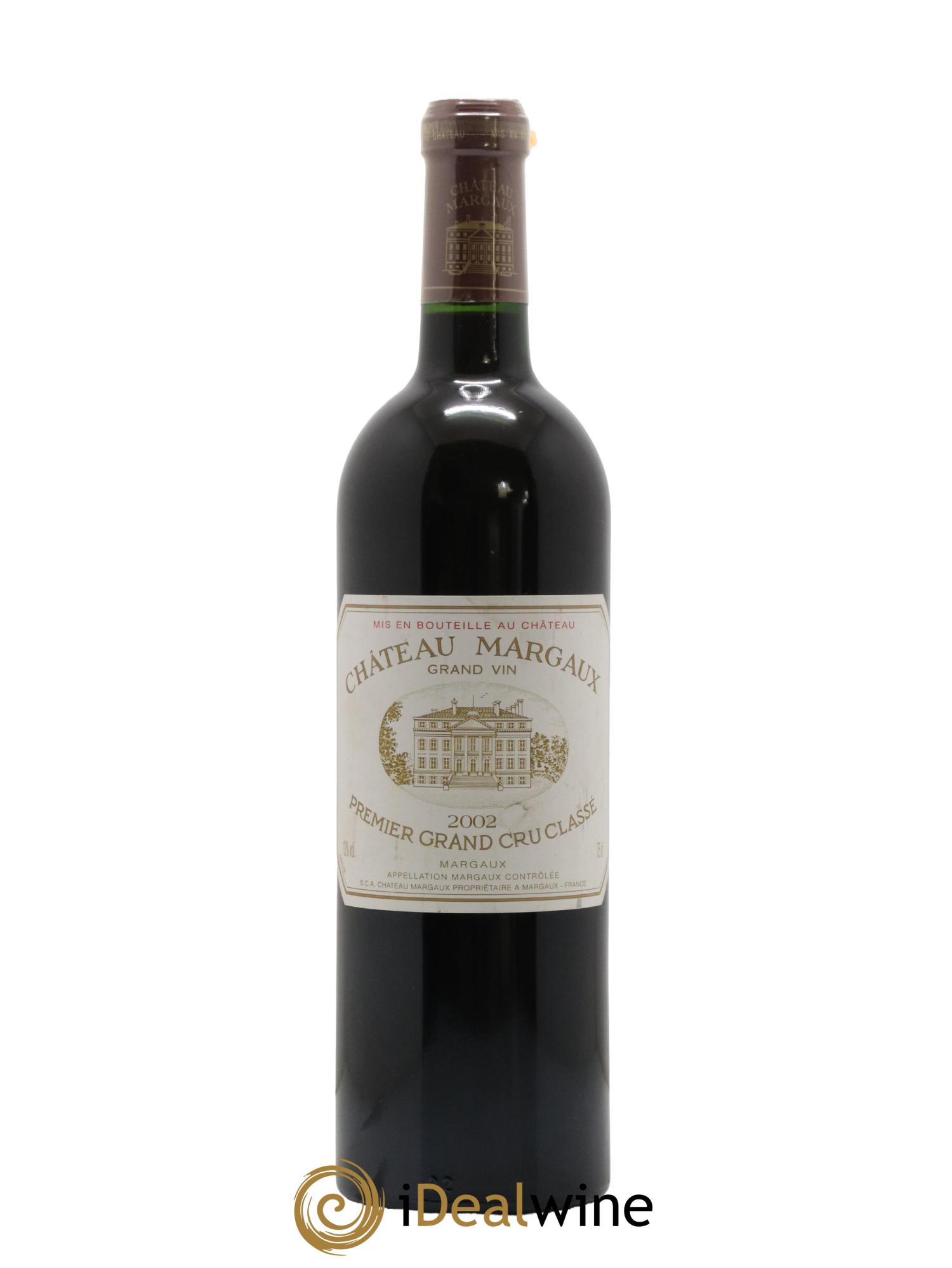 Château Margaux 1er Grand Cru Classé 2002 - Lot de 1 bouteille - 0