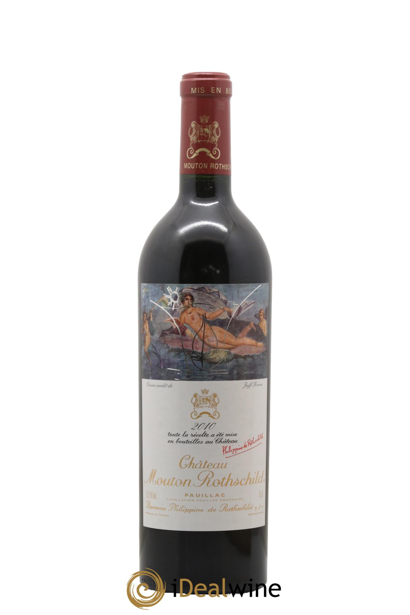 Château Mouton Rothschild 1er Grand Cru Classé 2010 - Lot de 1 bouteille - 0