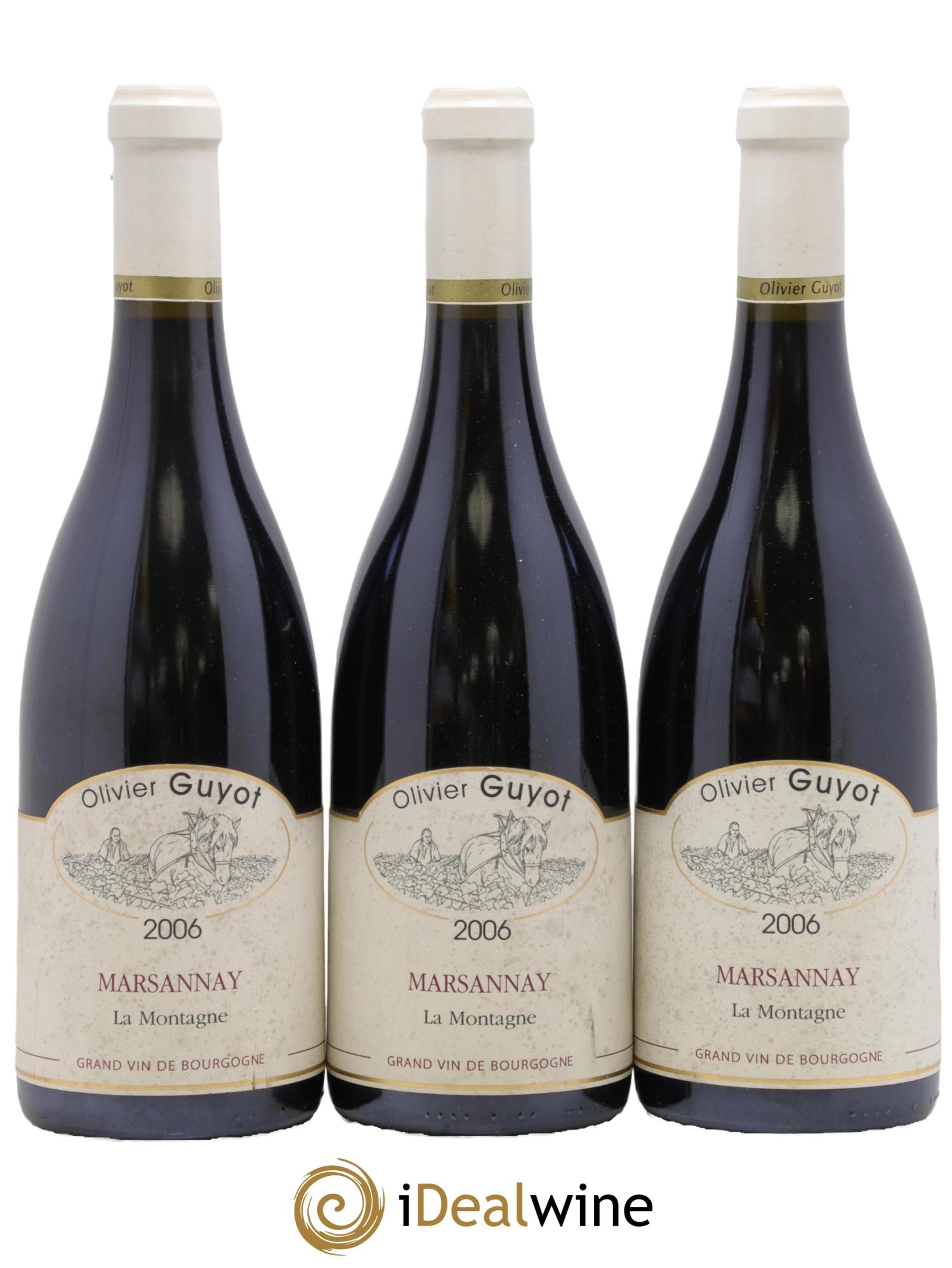 Marsannay La Montagne Olivier Guyot 2006 - Lot de 3 bouteilles - 0