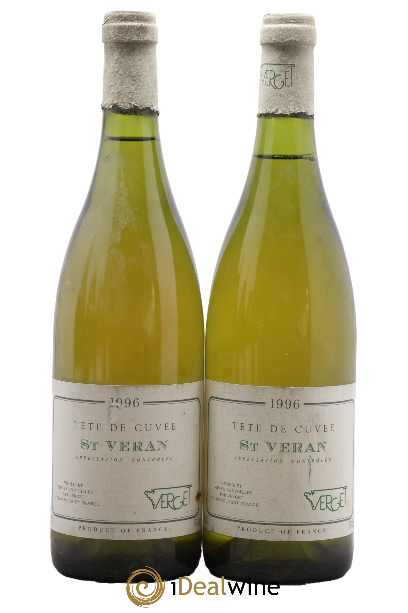 Saint-Véran Tête De Cuvee Verget 1996 - Lot of 2 bottles - 0