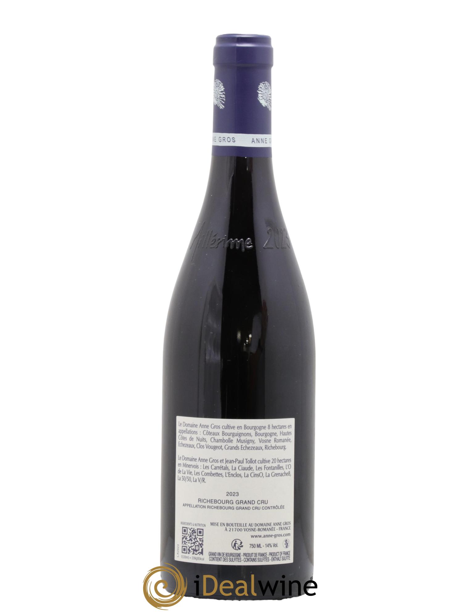 Richebourg Grand Cru Anne Gros 2023 - Posten von 1 Flasche - 1