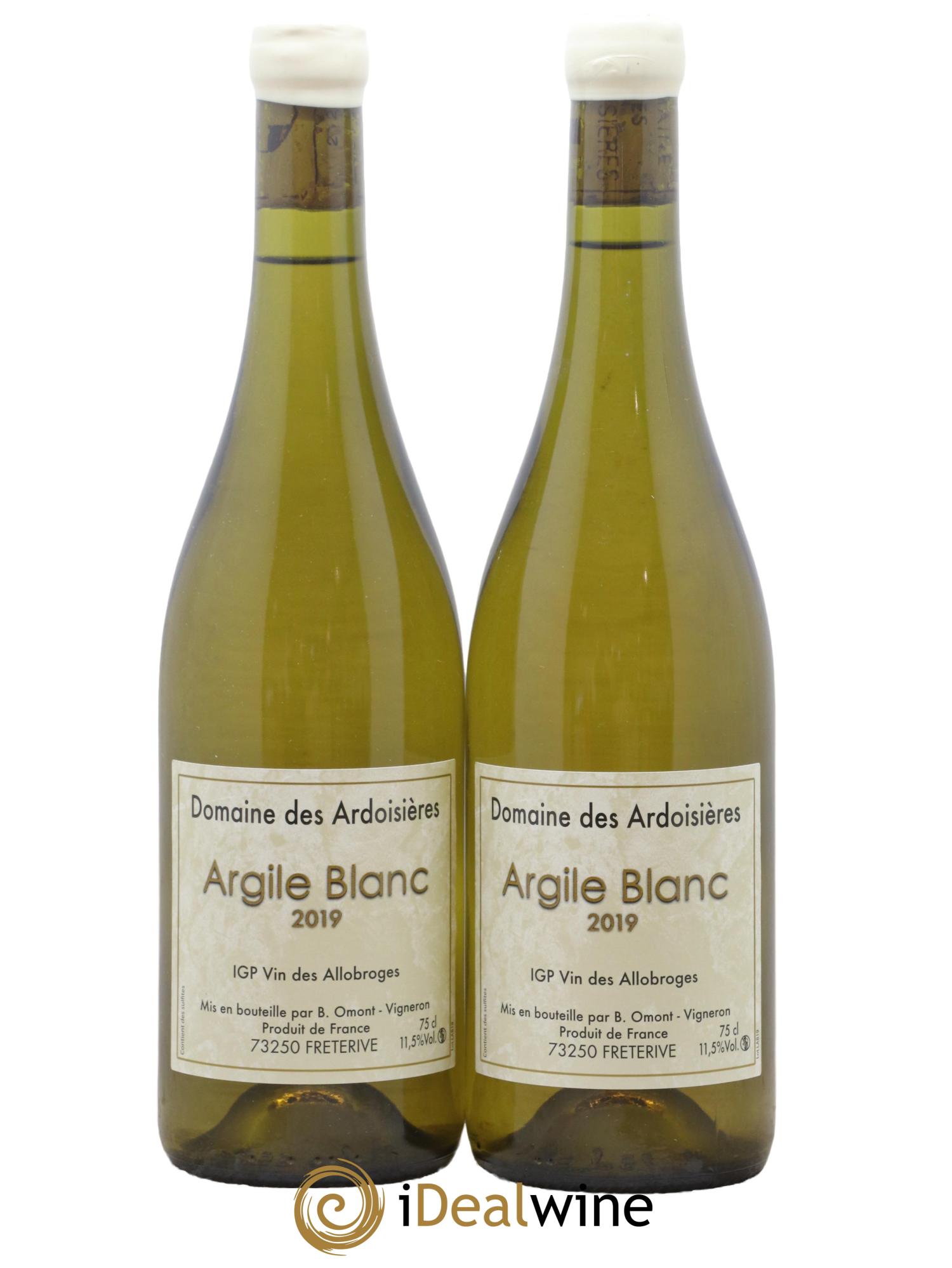 Vin des Allobroges Saint-Pierre-de-Soucy Argile Ardoisières (Domaine des) 2019 - Lot de 2 bouteilles - 0