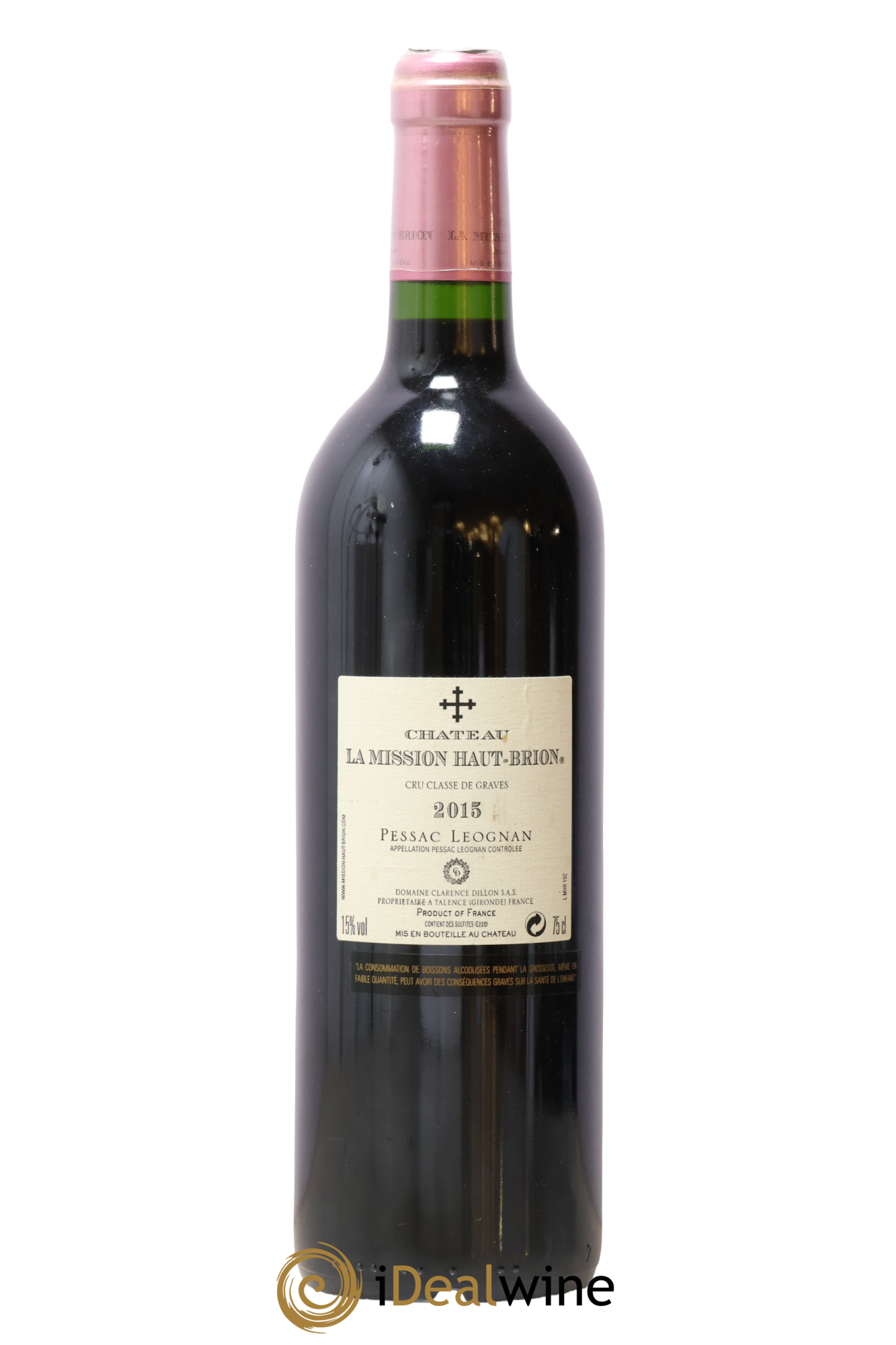 Château la Mission Haut-Brion Cru Classé de Graves 2015 - Lot de 1 bouteille - 1